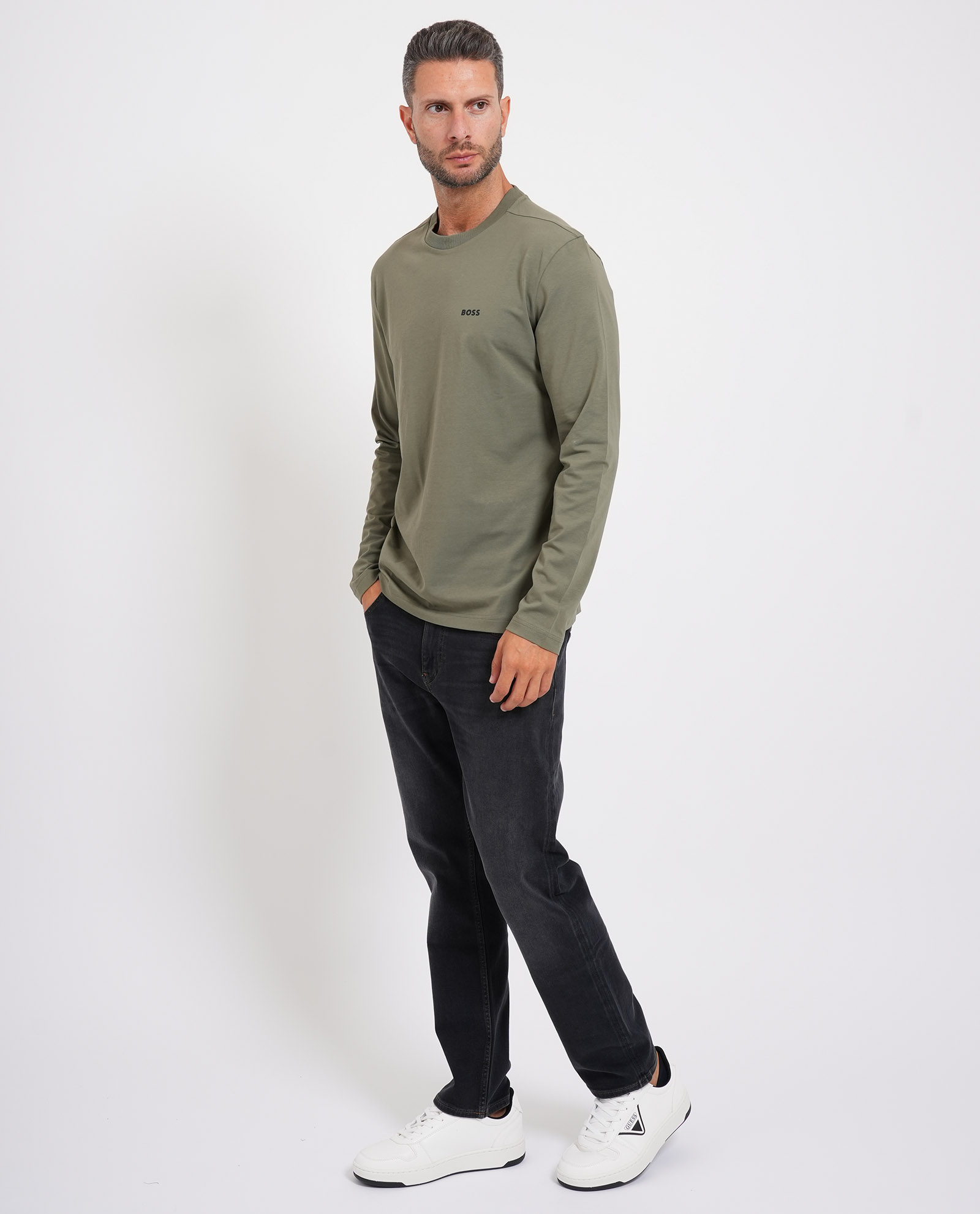 Boss T-shirt en Polo Verde