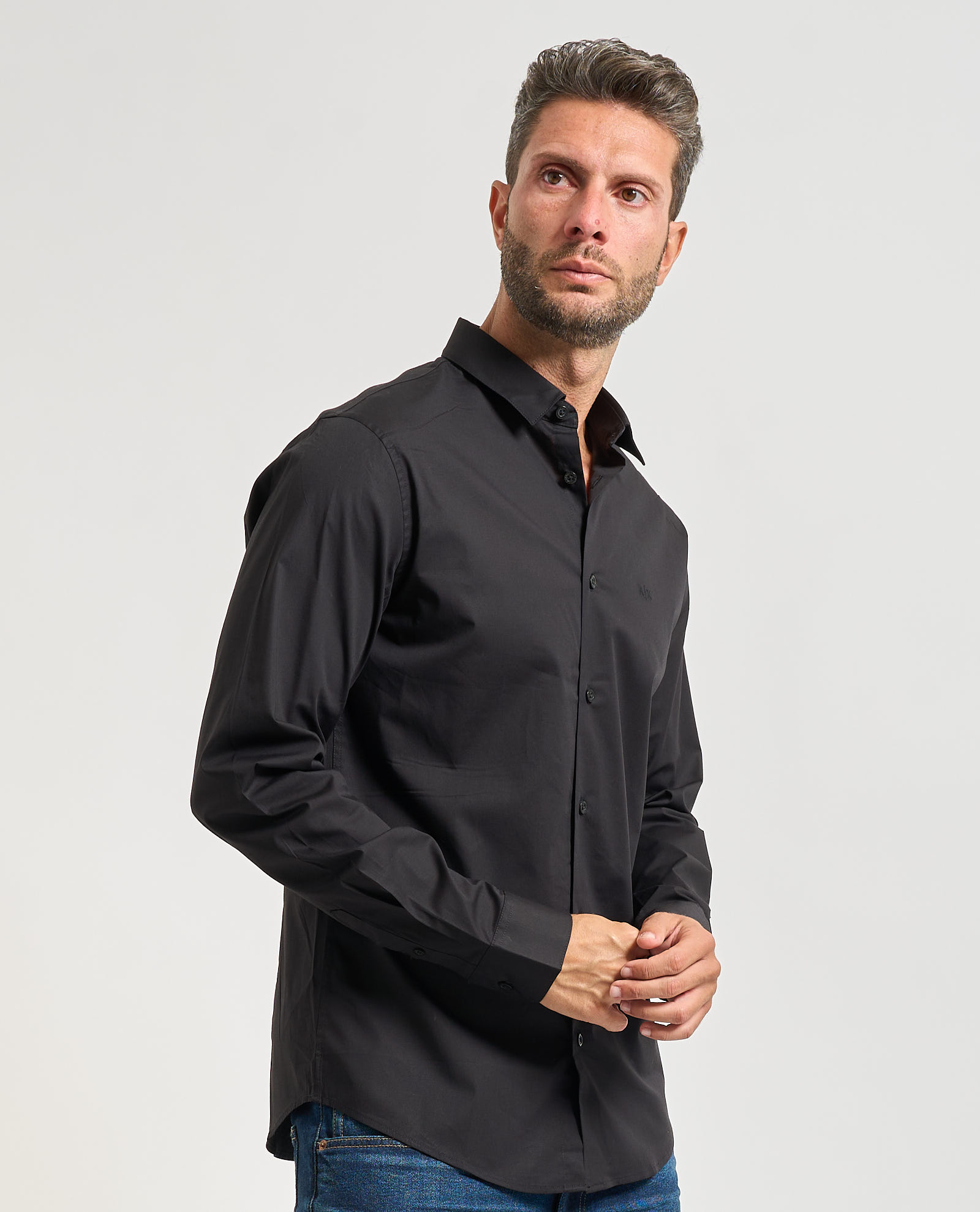 Armani Exchange Camisas Negro
