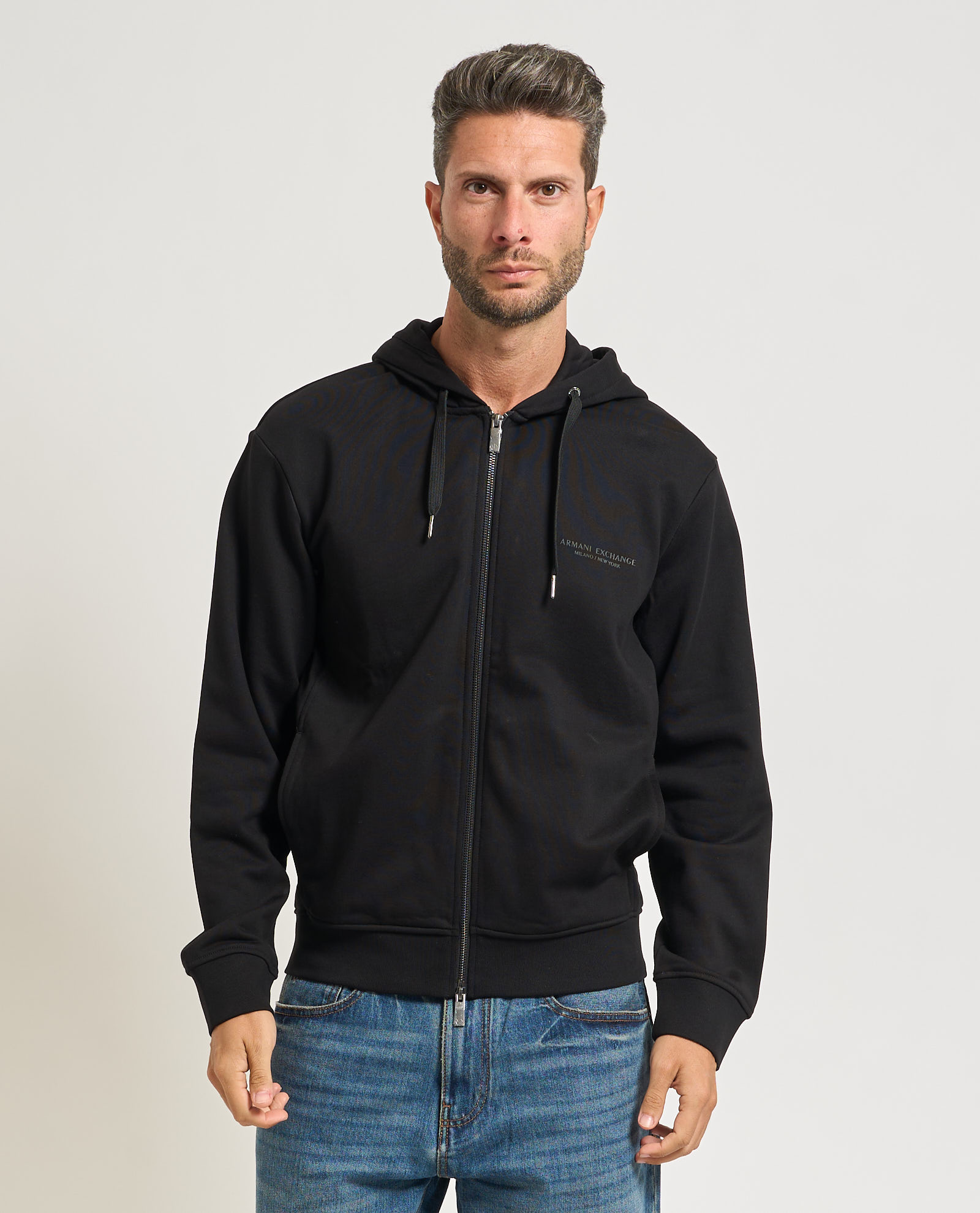 Armani Exchange Shirts Schwarz