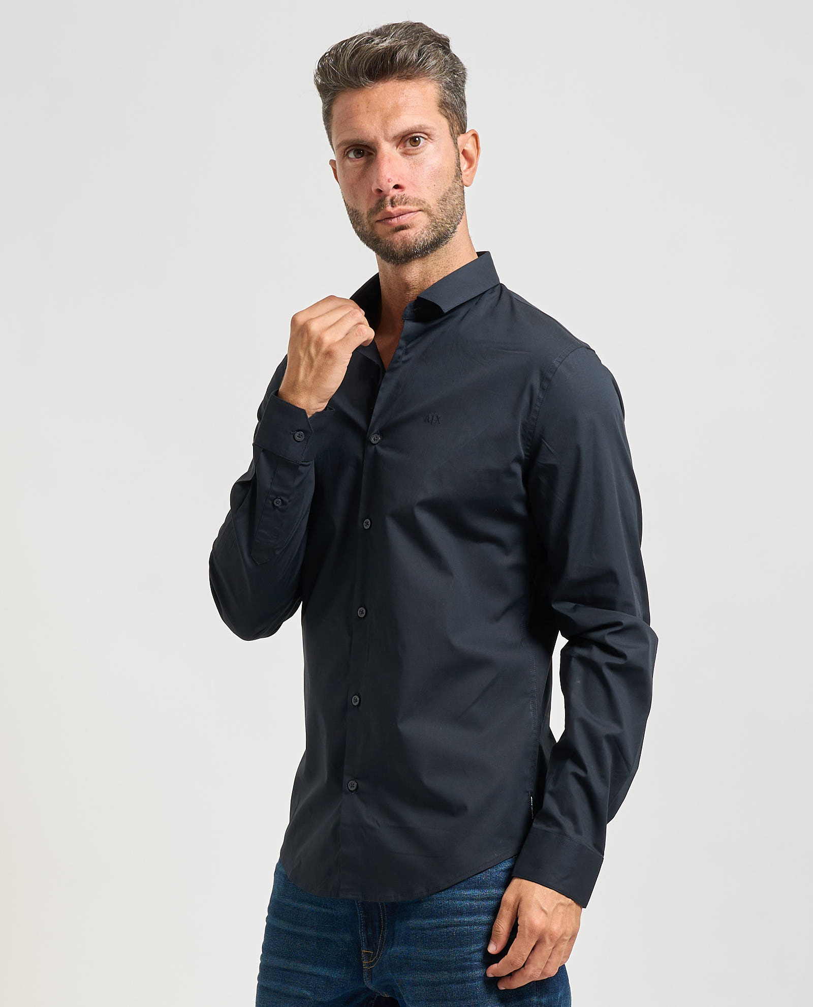 Armani Exchange Camisas Azules