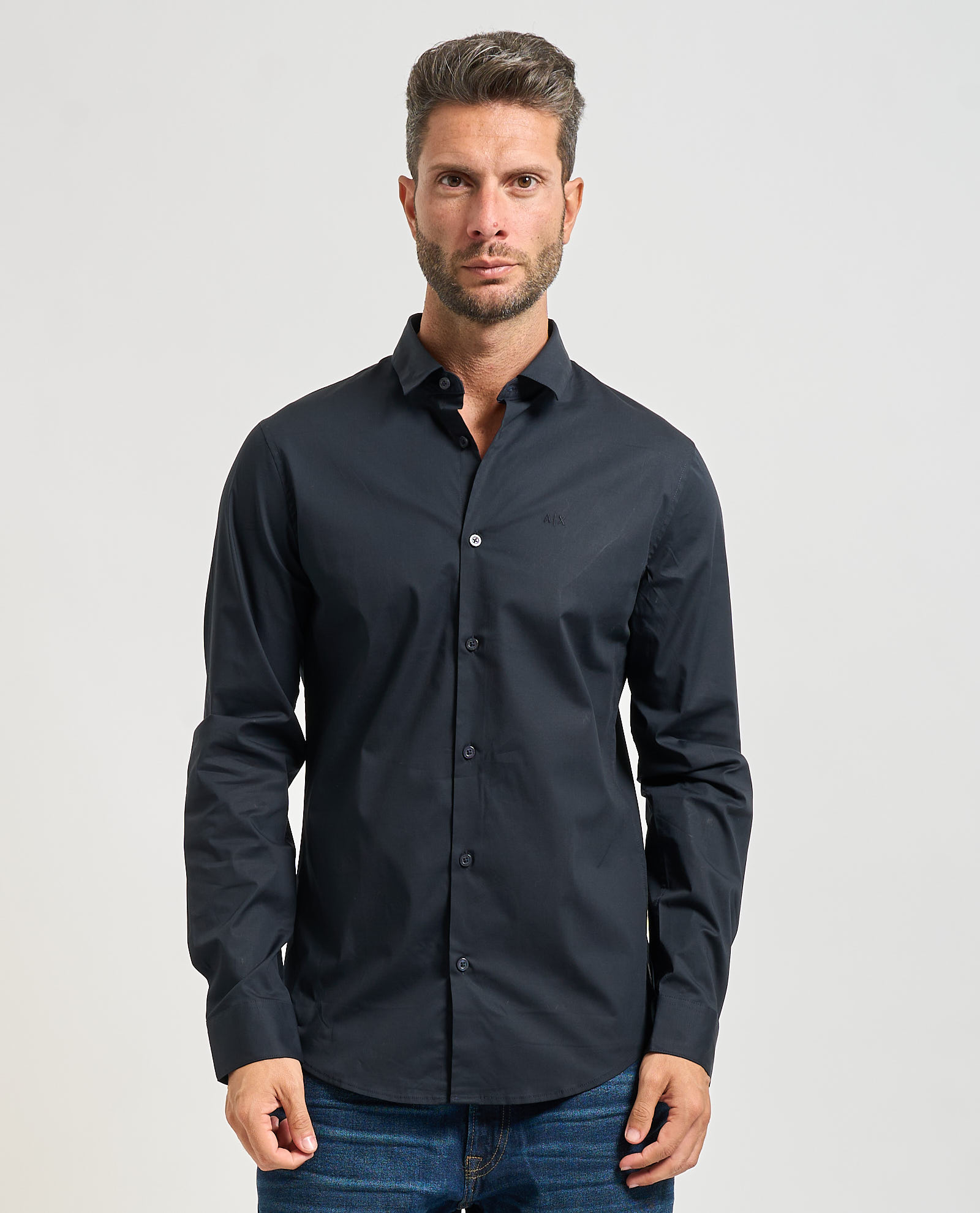 Armani Exchange Camisas Azules