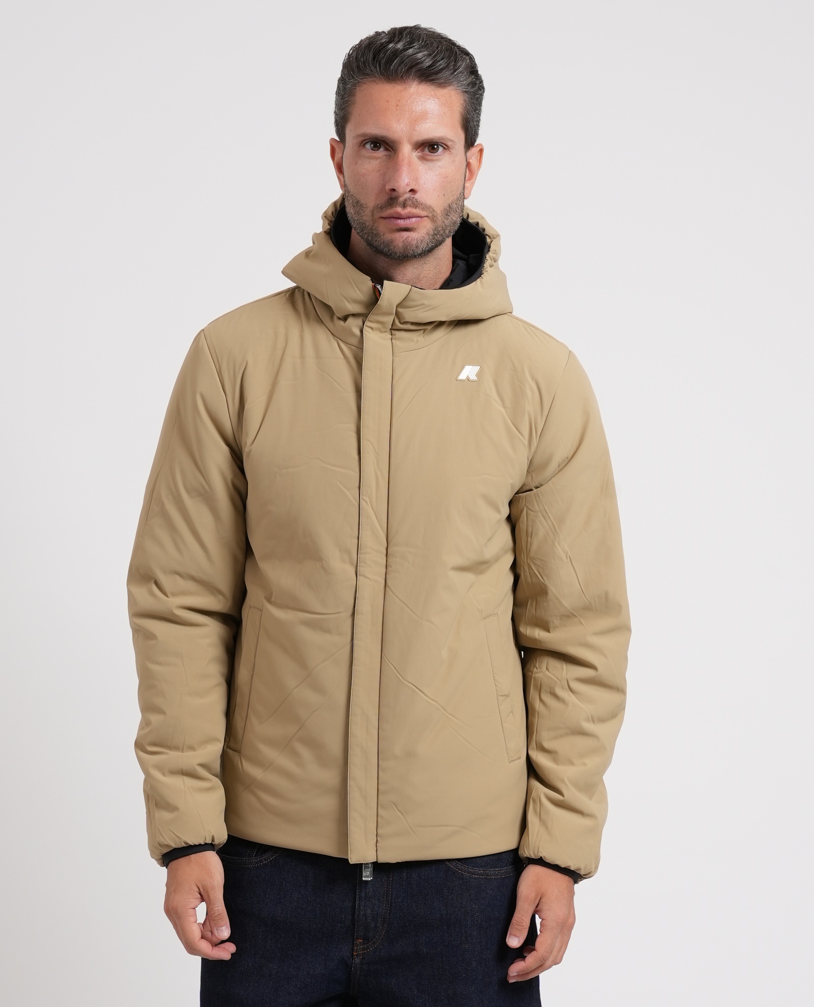 K-way Schwarz/beige Jacken