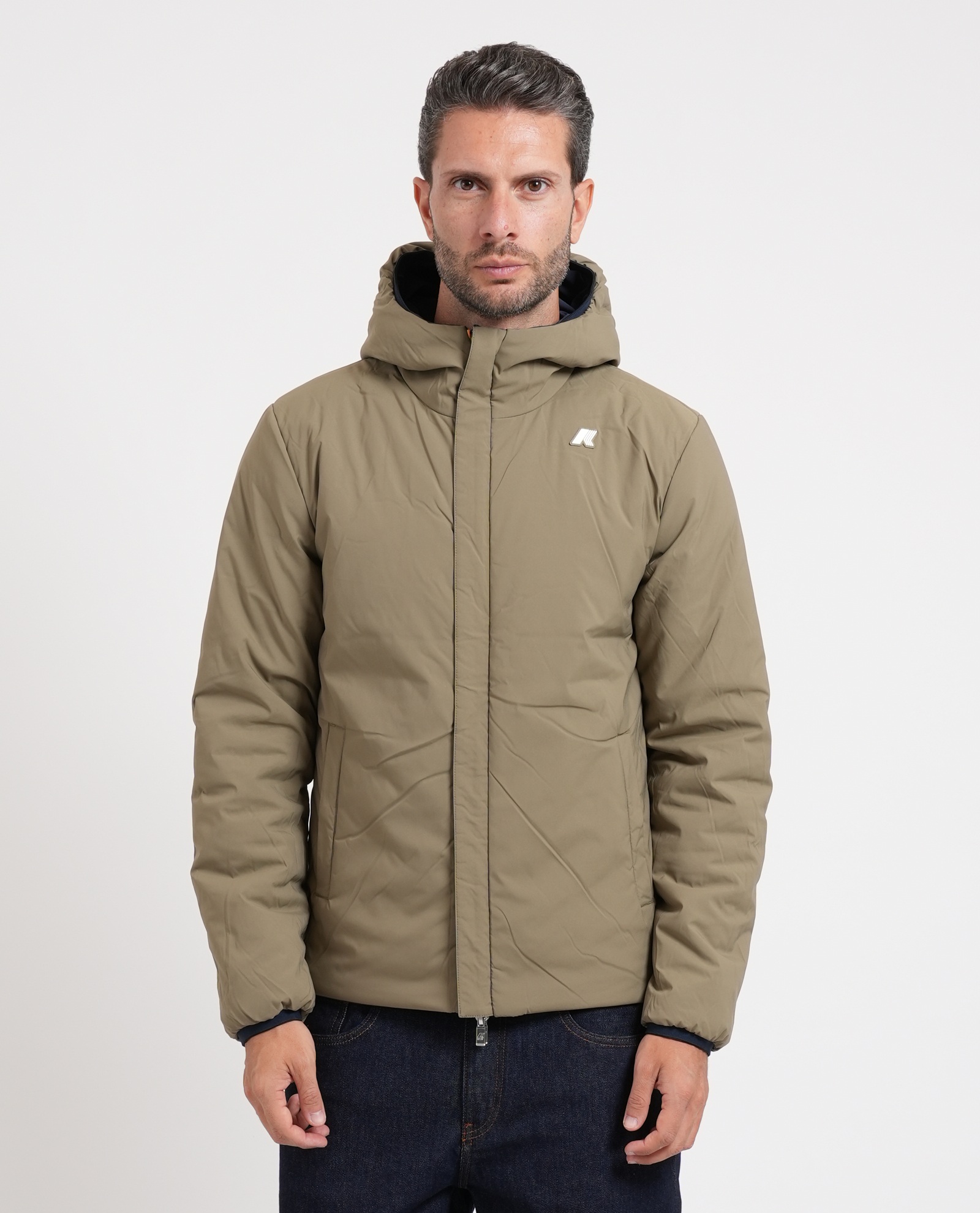 K-way Chaquetas azul/beige