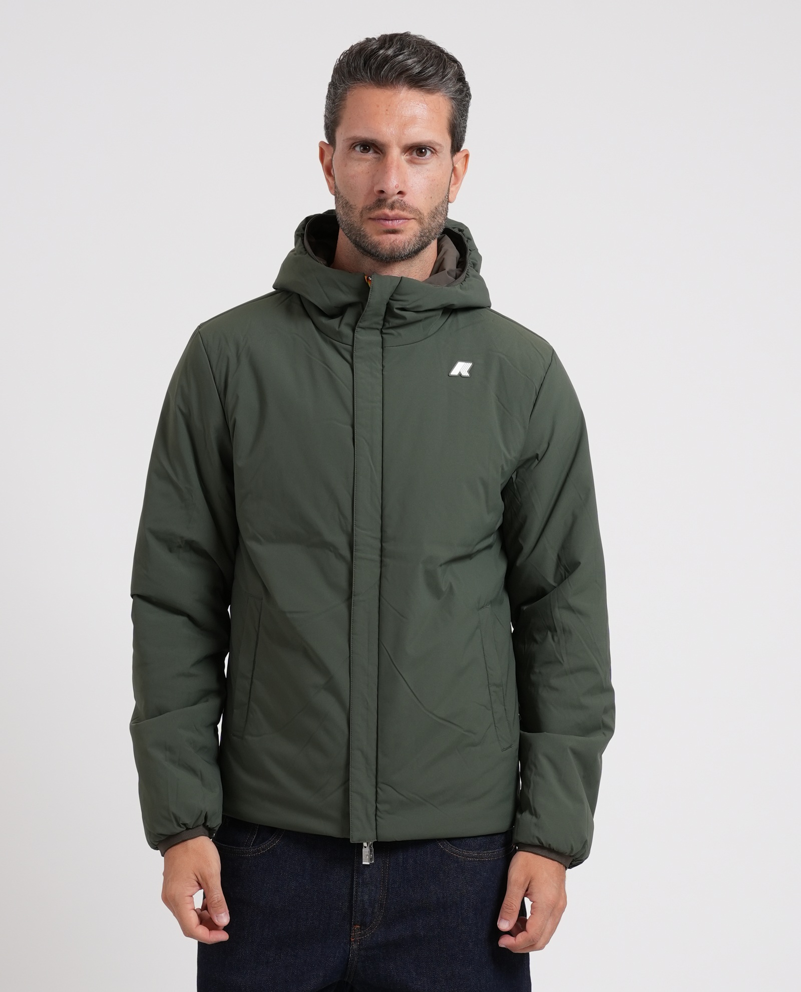 K-Way Giacconi Nero/verde