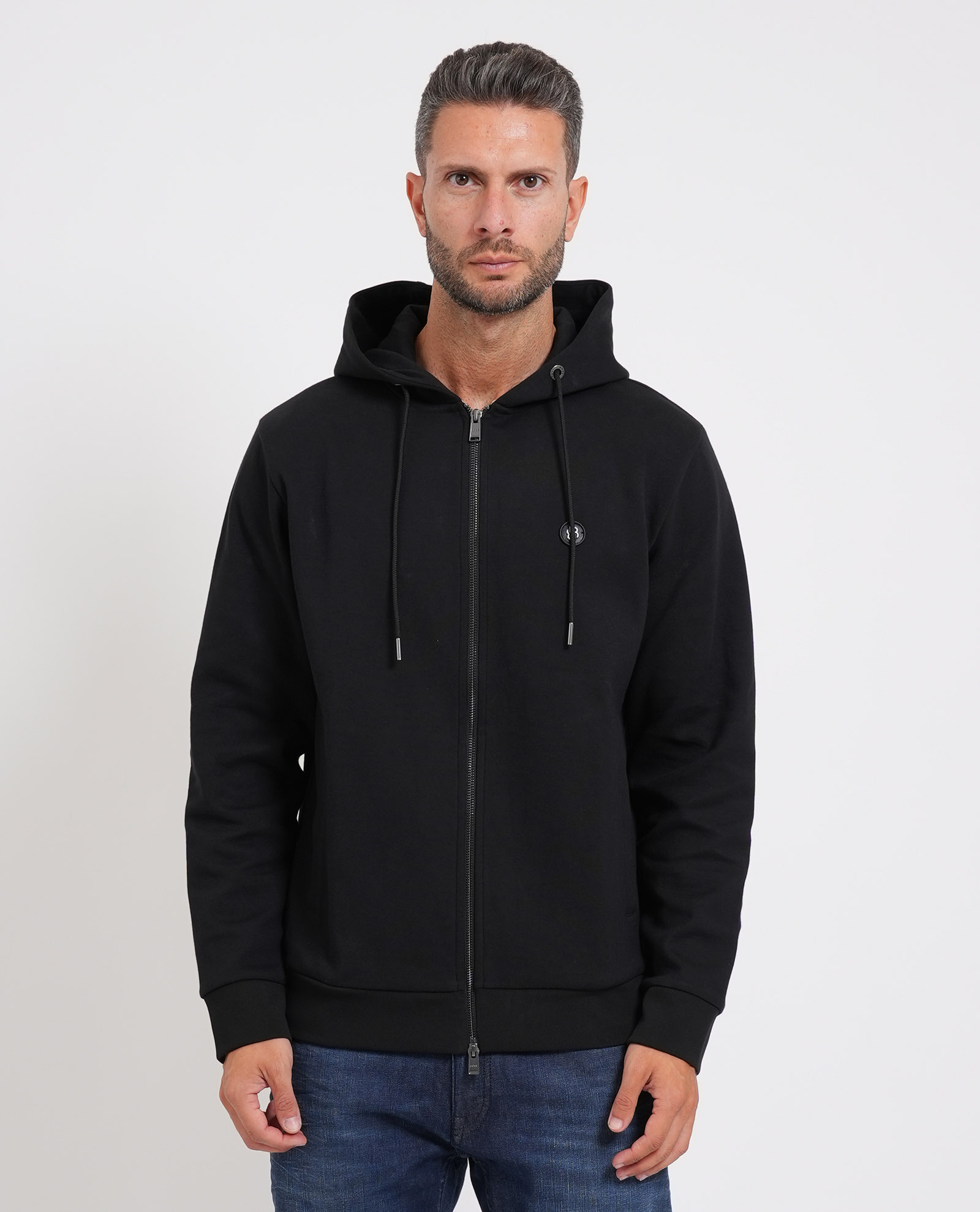 Boss Overhemden zwart
