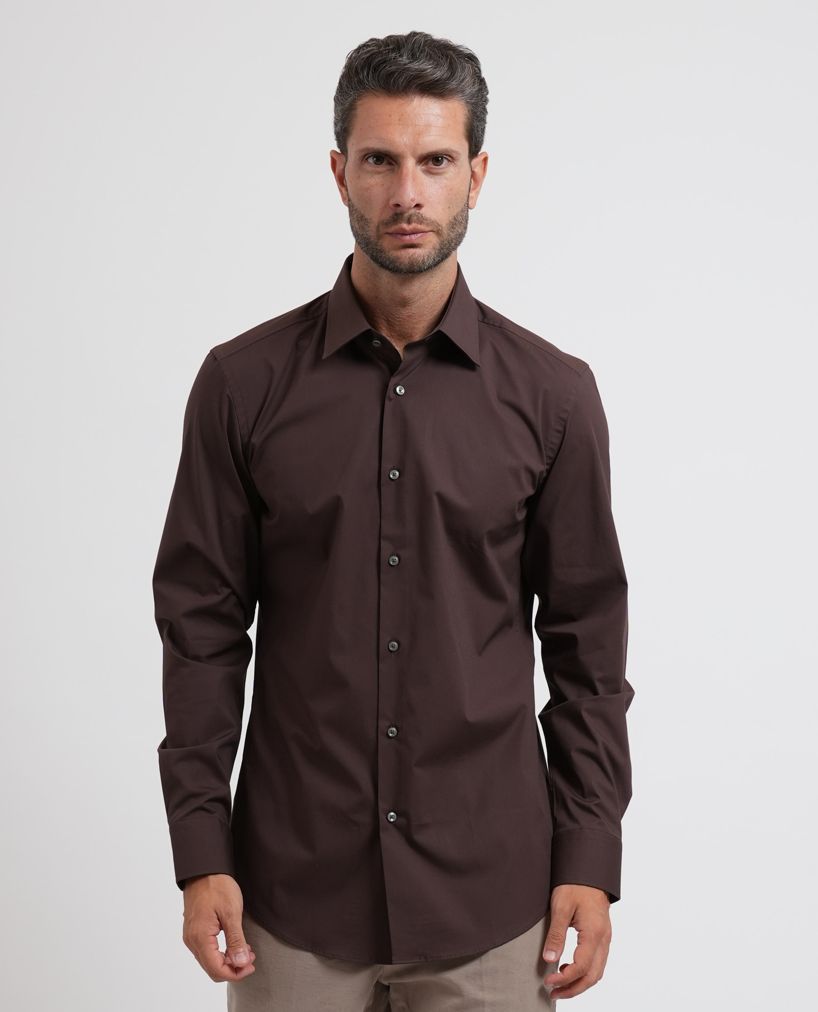 Boss Shirts Braun
