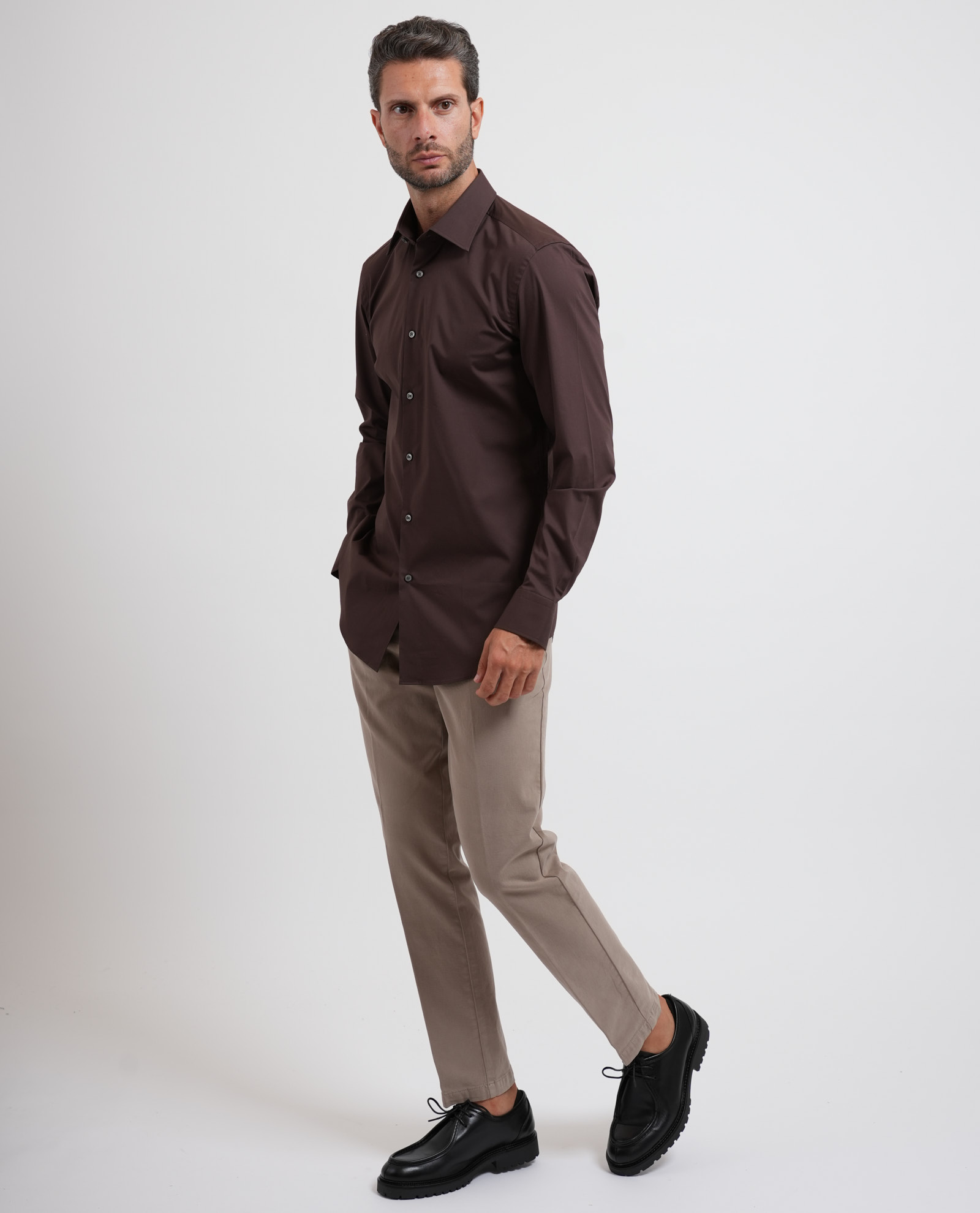 Boss Shirts Braun