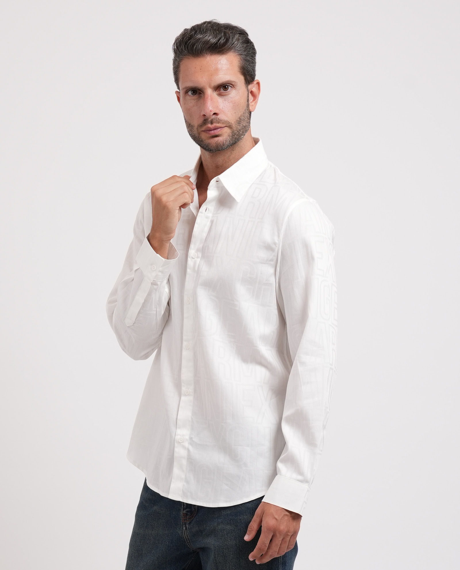 Armani Exchange Witte hemden