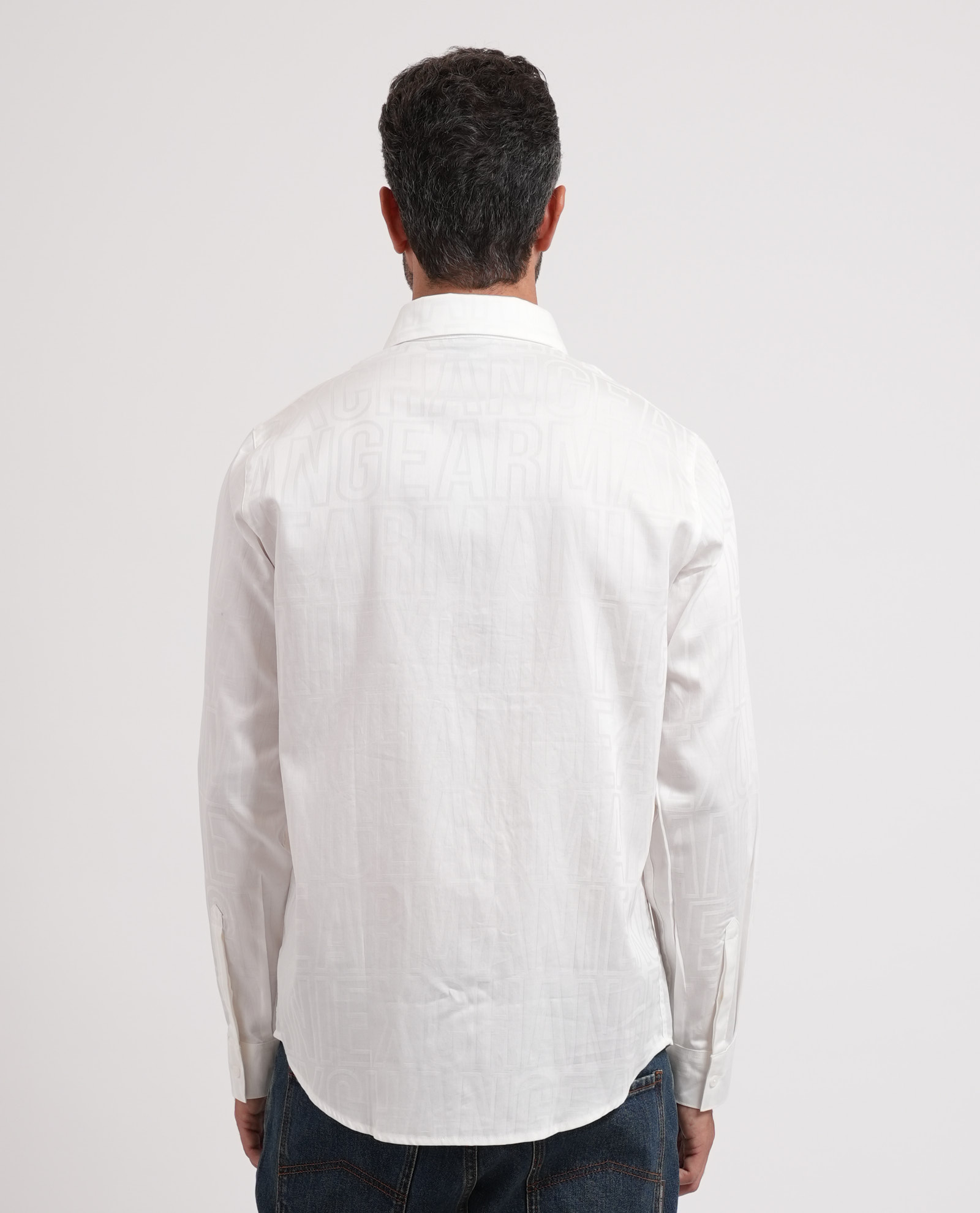 Armani Exchange Witte hemden