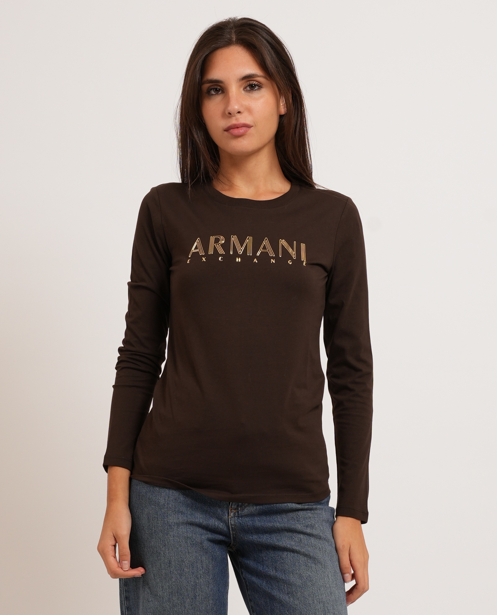 ARMANI EXCHANGE T-shirt e Polo Marrone