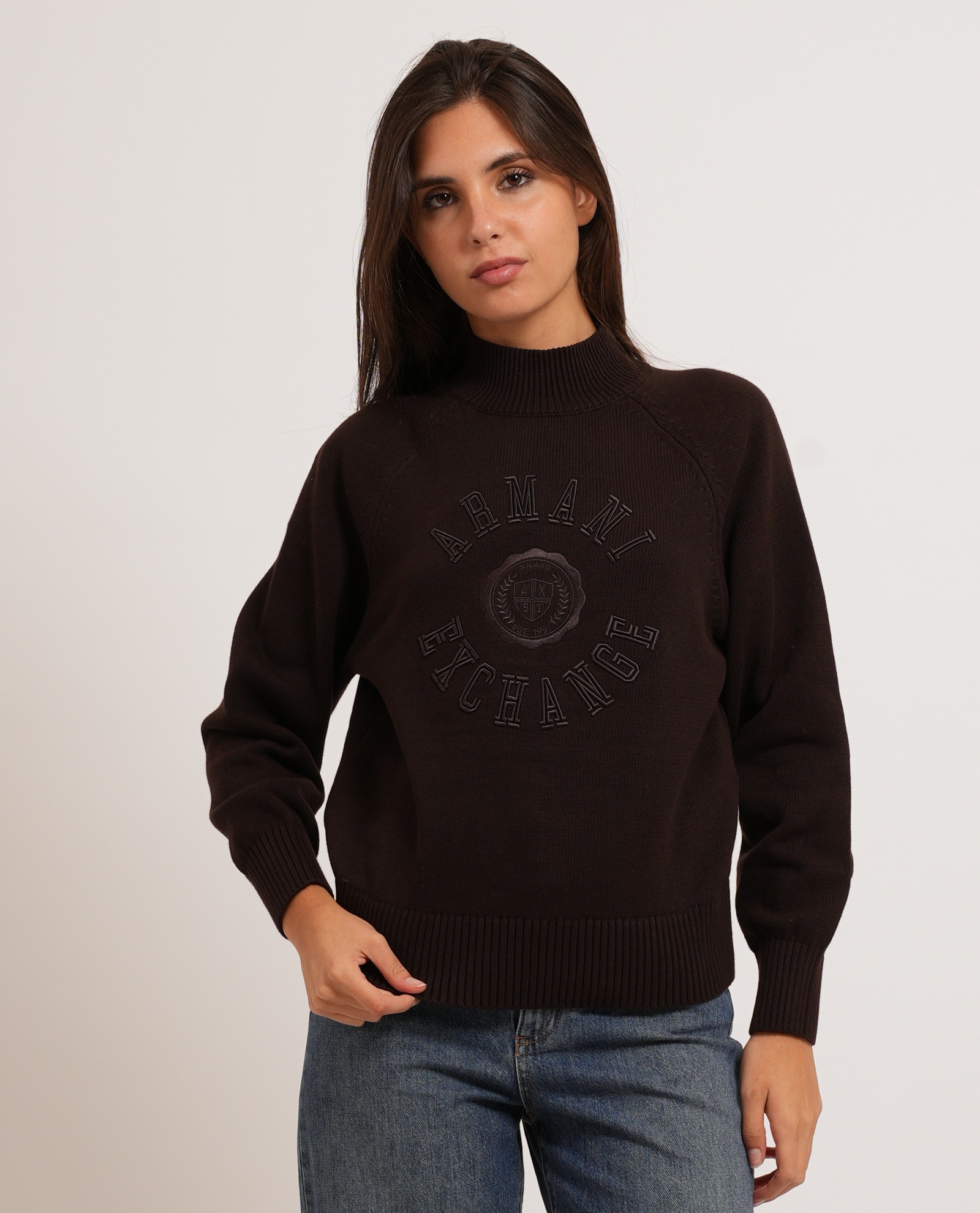 Armani Exchange Overhemden Bruin
