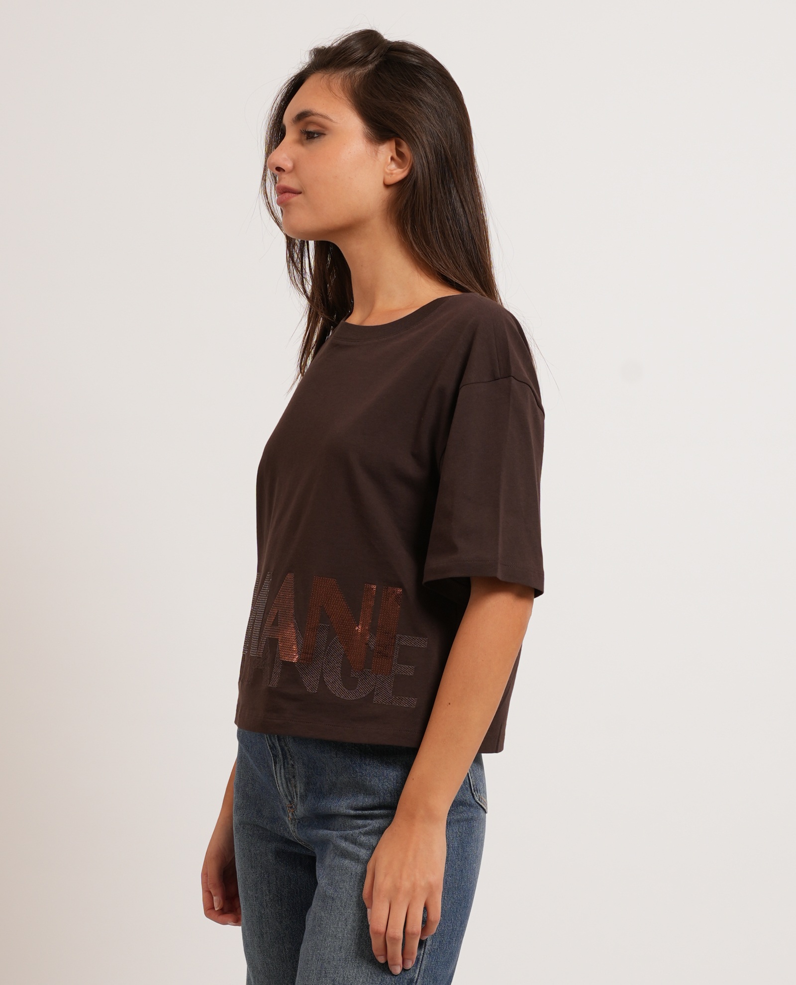 ARMANI EXCHANGE T-shirt e Polo Marrone
