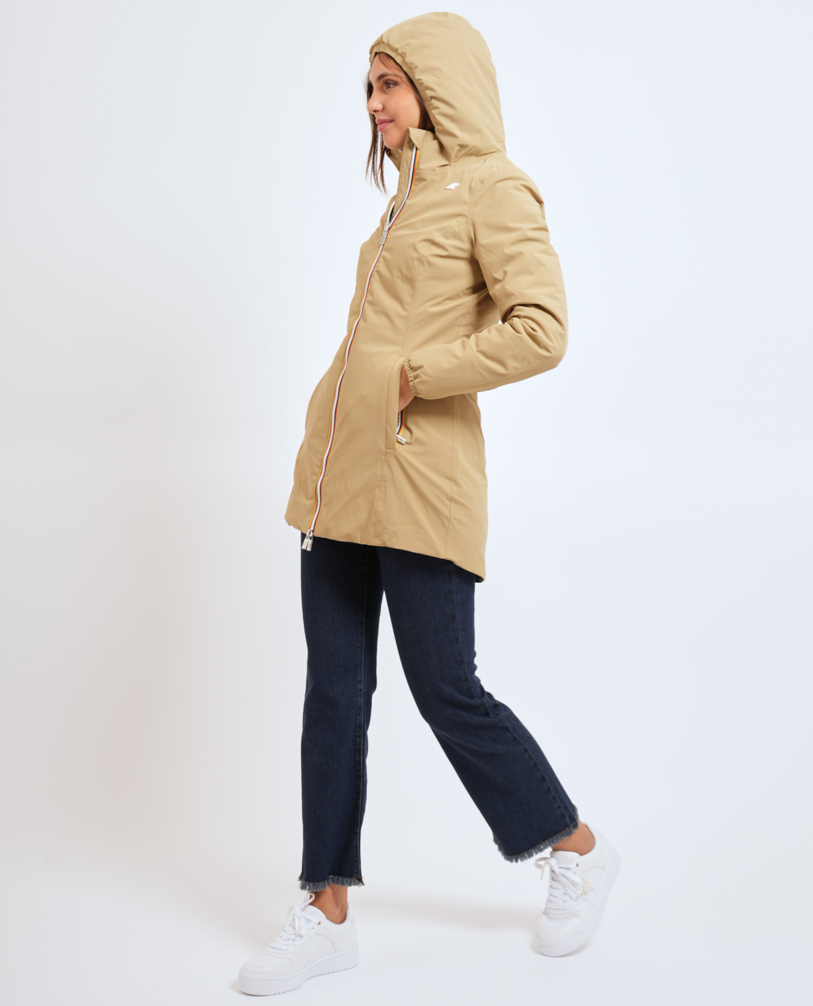 K-way Chaquetas Beige/negro