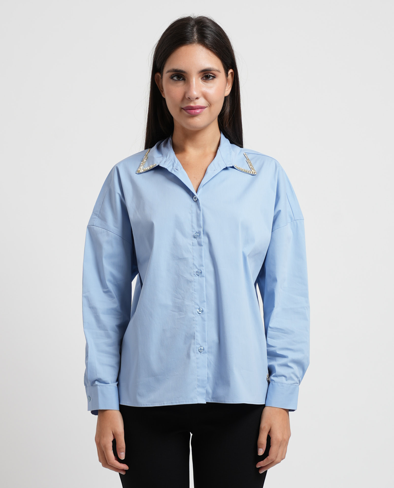 Denny Rose Camicie Azzurro