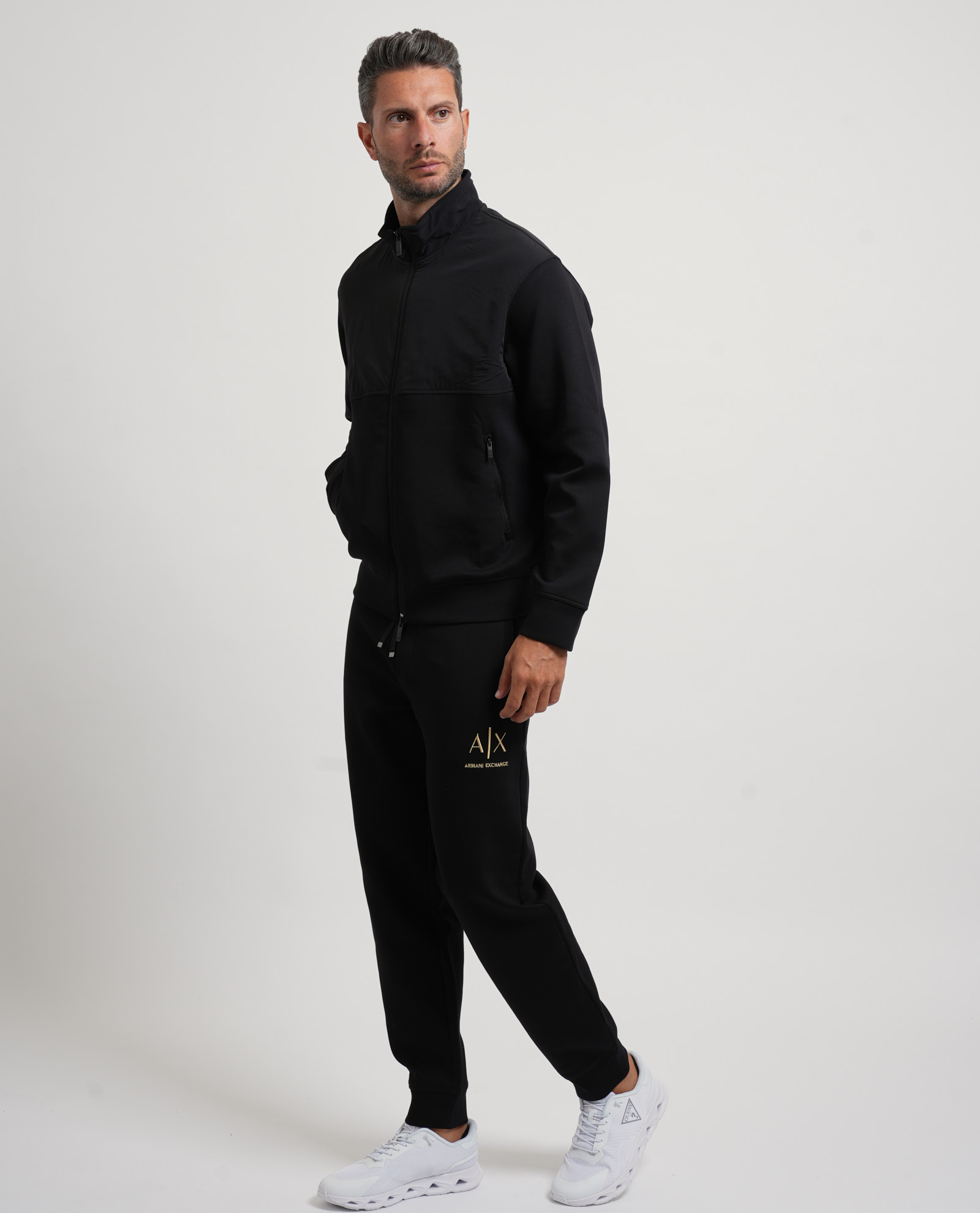 Armani Exchange Overhemden zwart