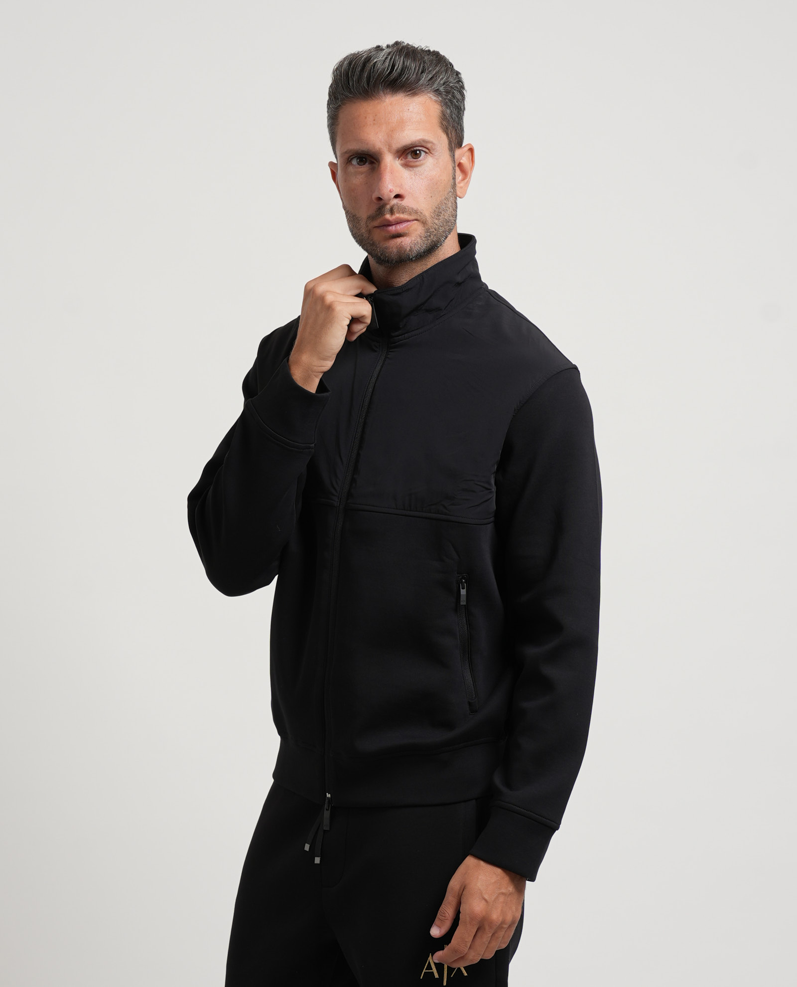 Armani Exchange Overhemden zwart
