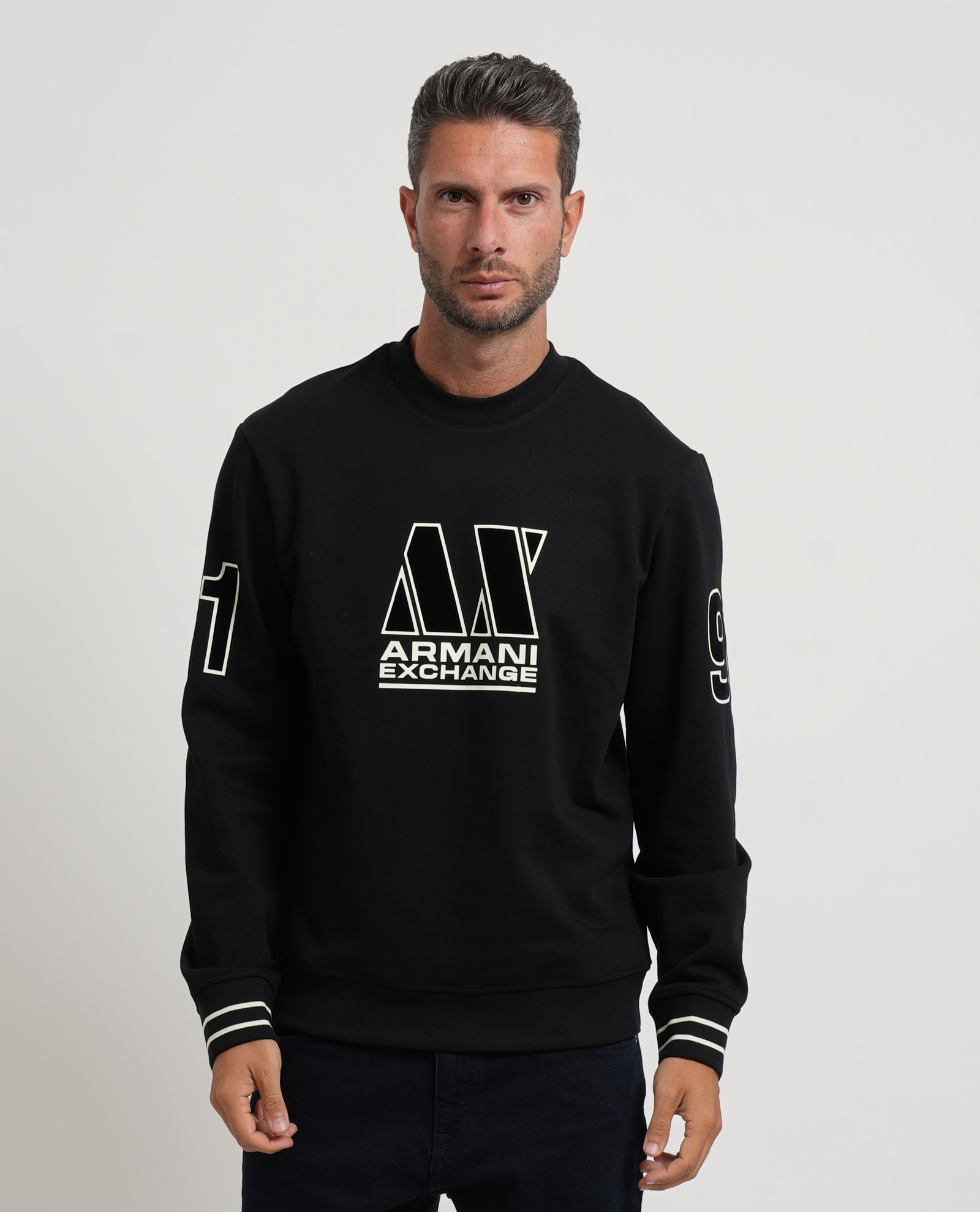 Armani Exchange Overhemden zwart