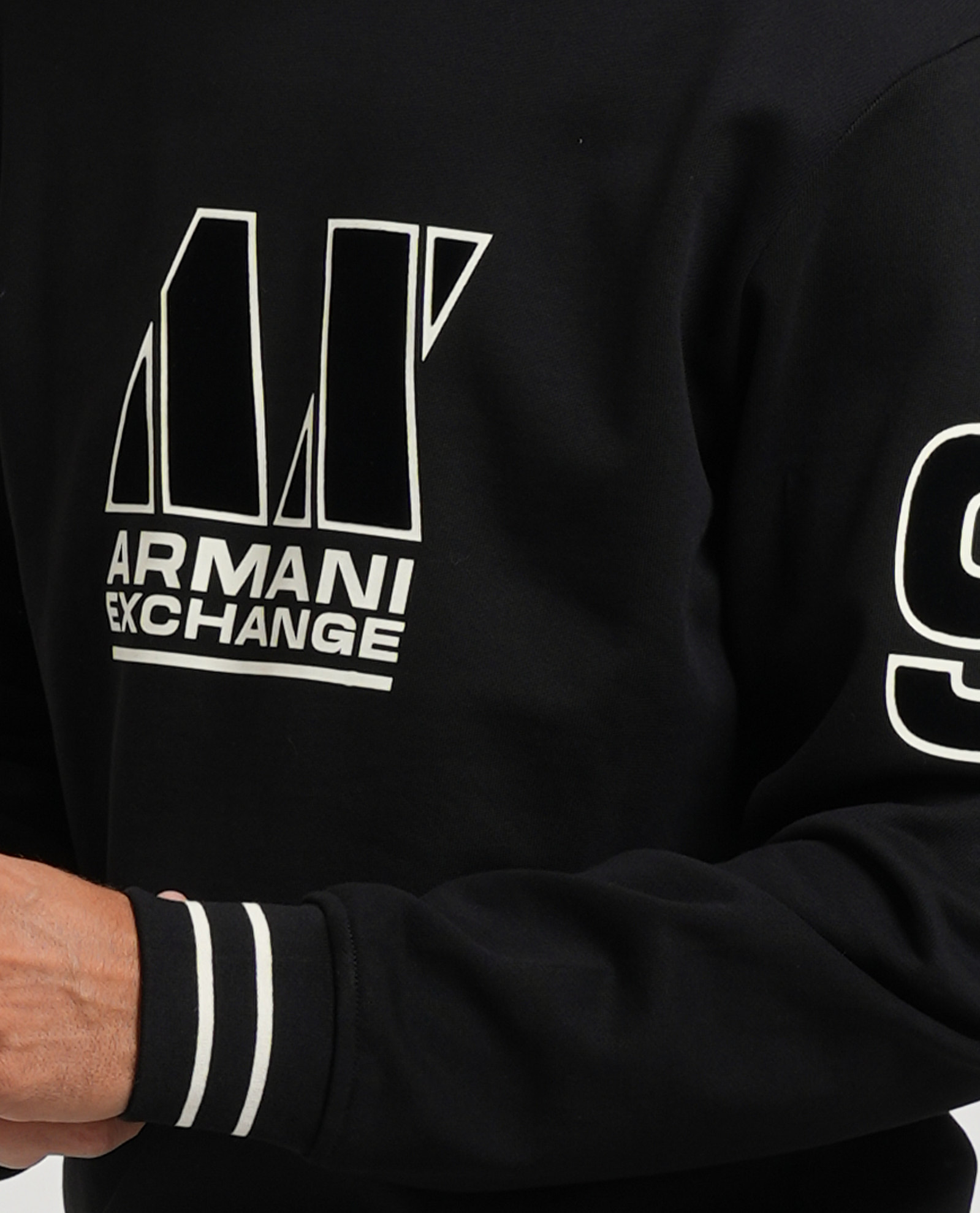 Armani Exchange Overhemden zwart