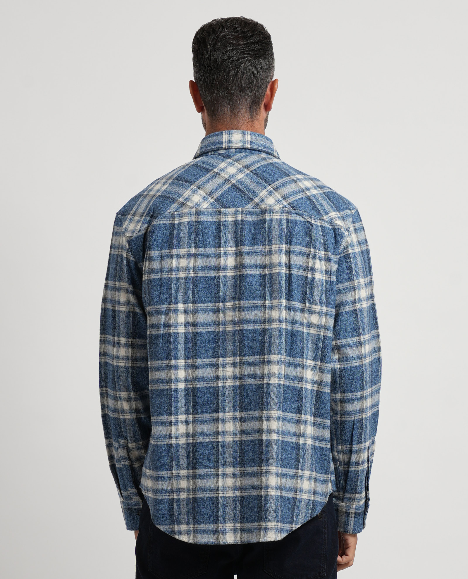 Armani Exchange Blauwe hemden