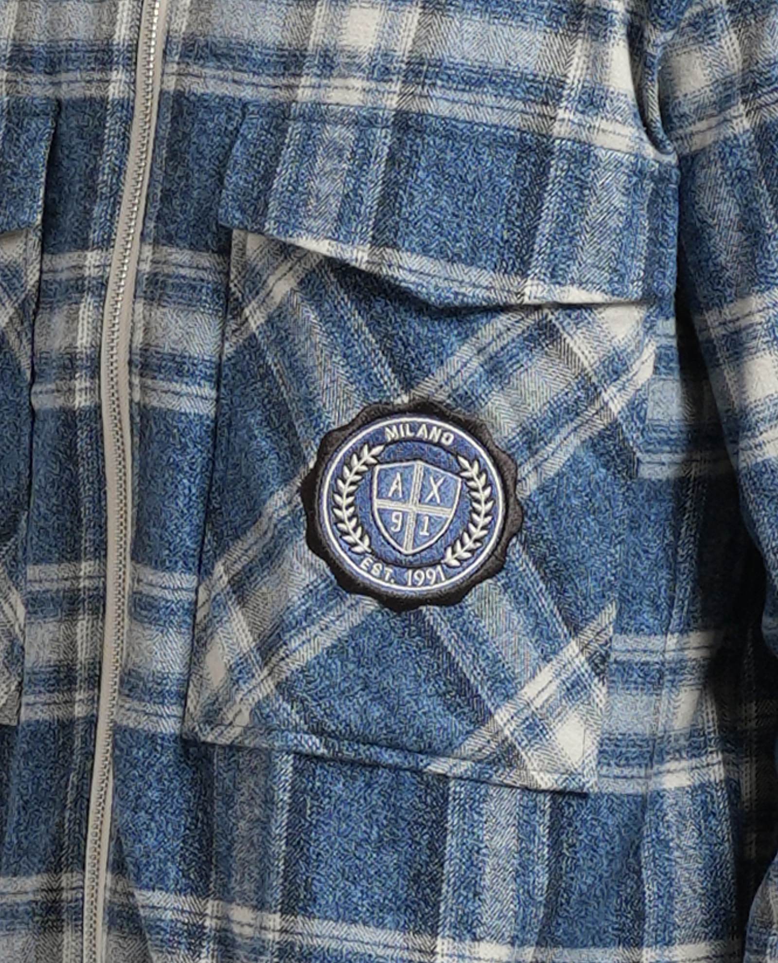 Armani Exchange Blauwe hemden