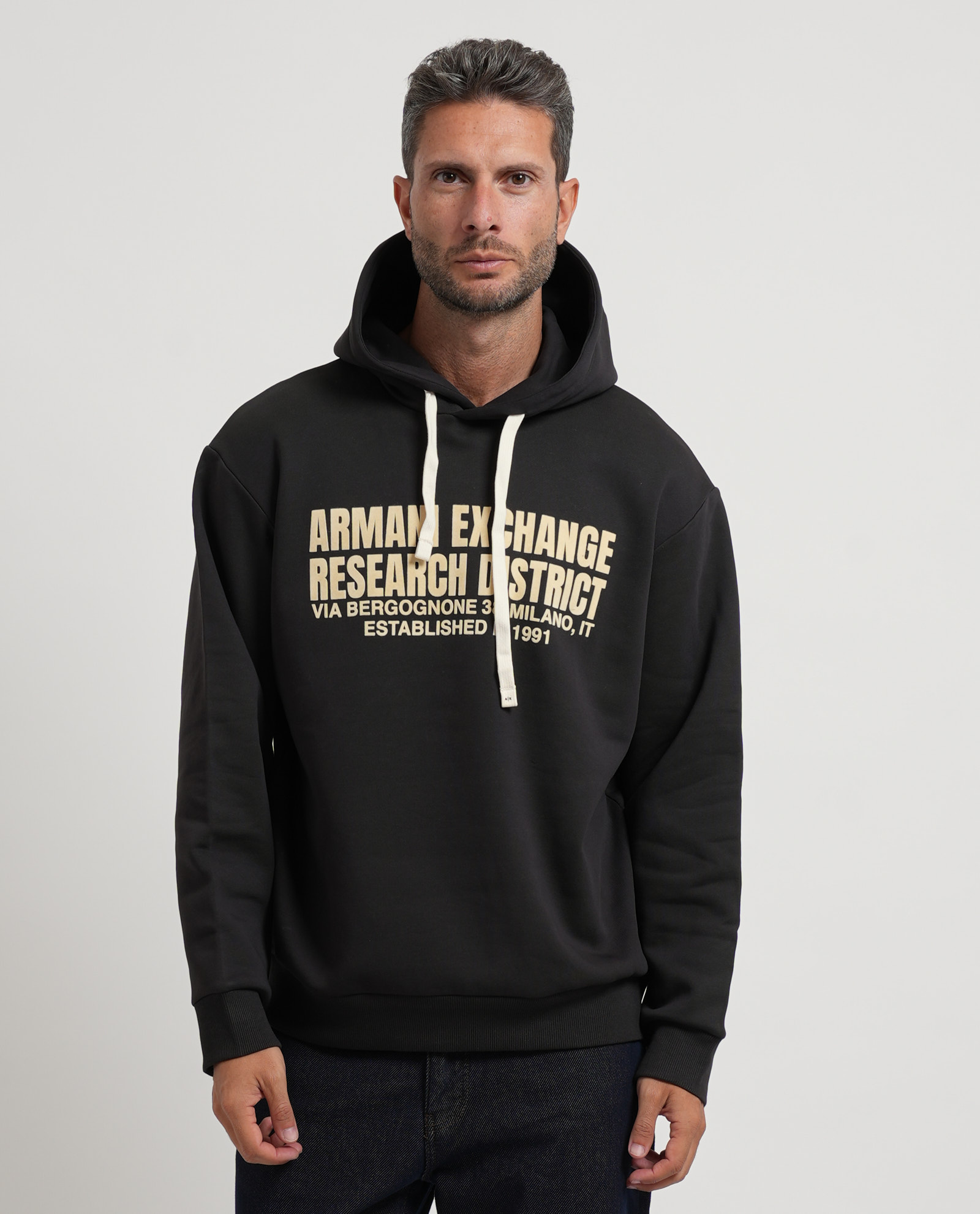 Armani Exchange Shirts Schwarz