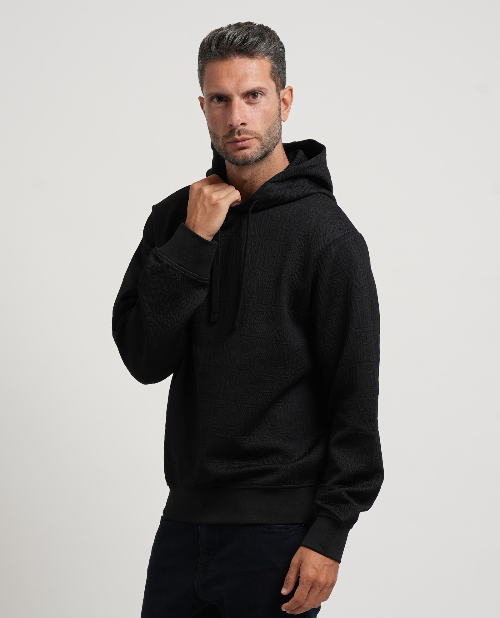 Armani Exchange Overhemden zwart