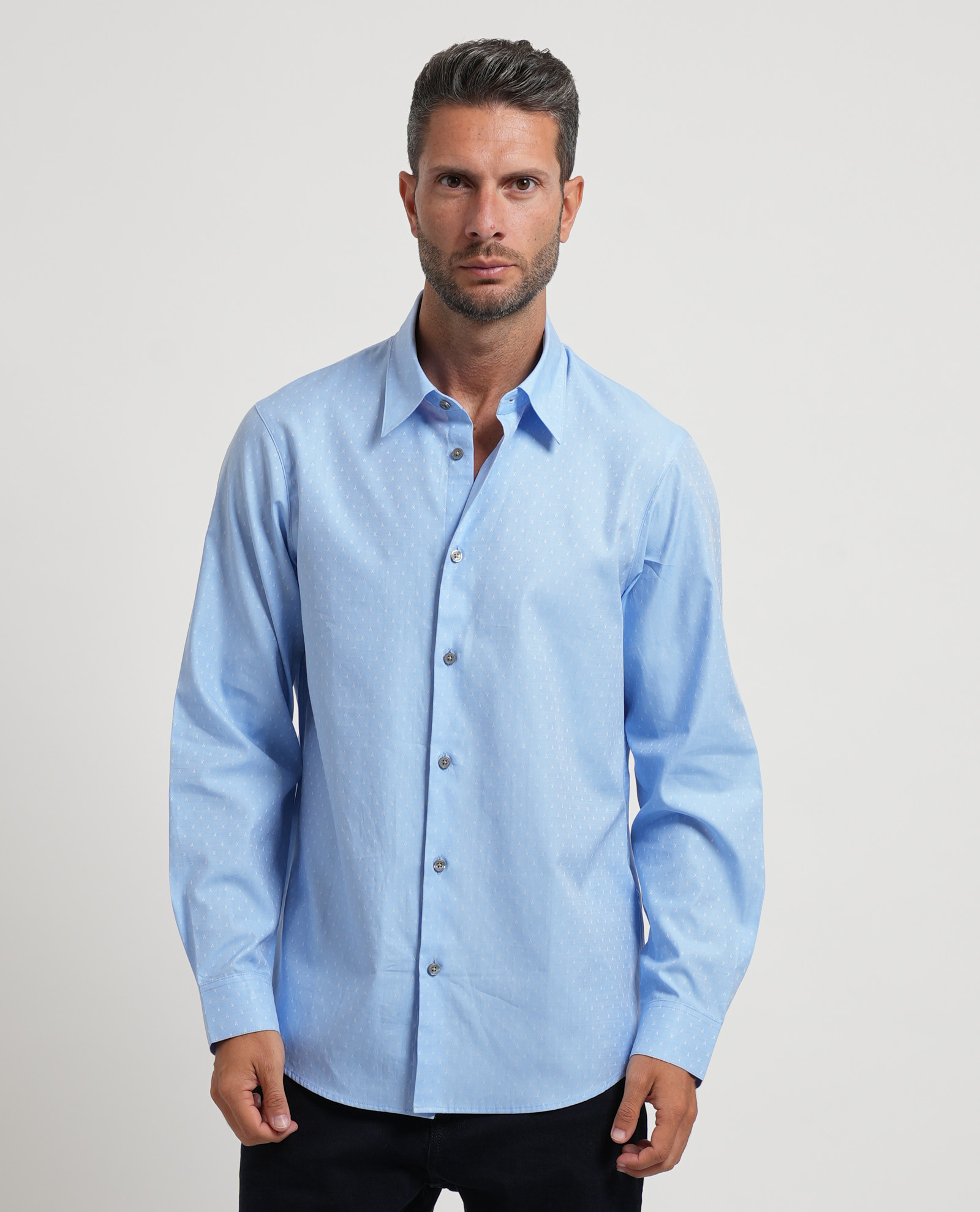 Armani Exchange Chemises bleues