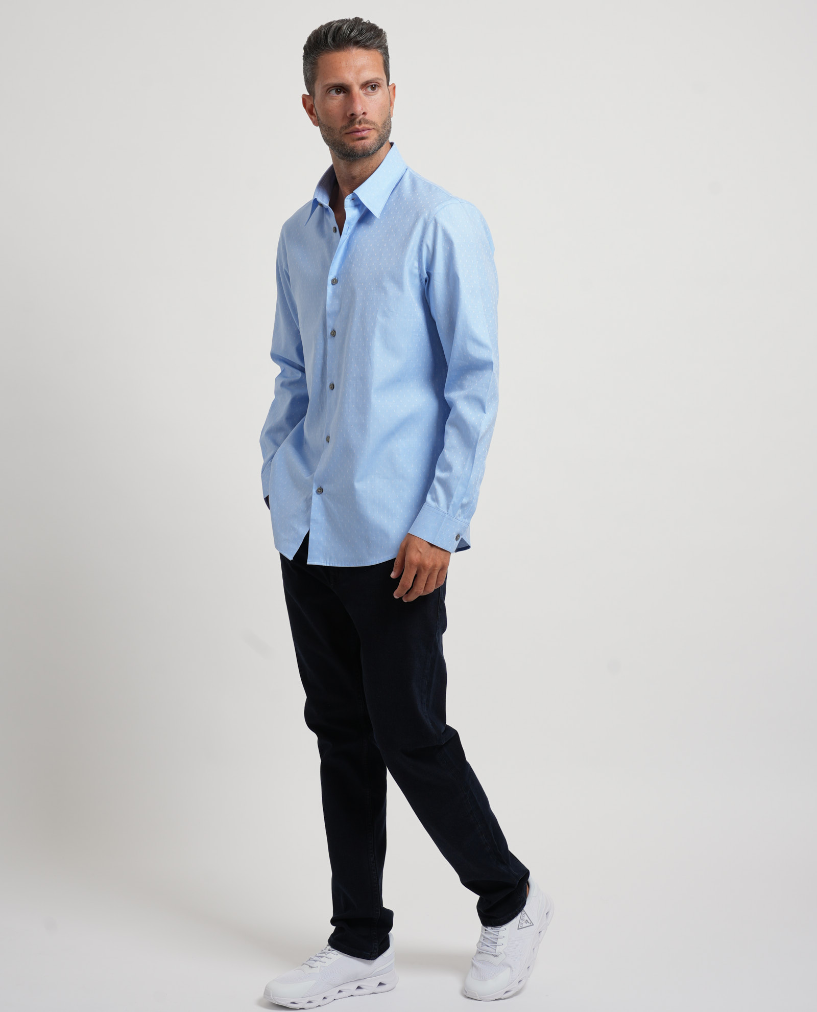 Armani Exchange Chemises bleues