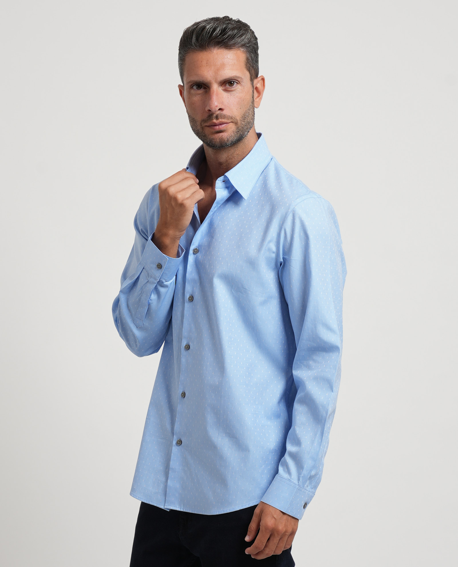 Armani Exchange Chemises bleues