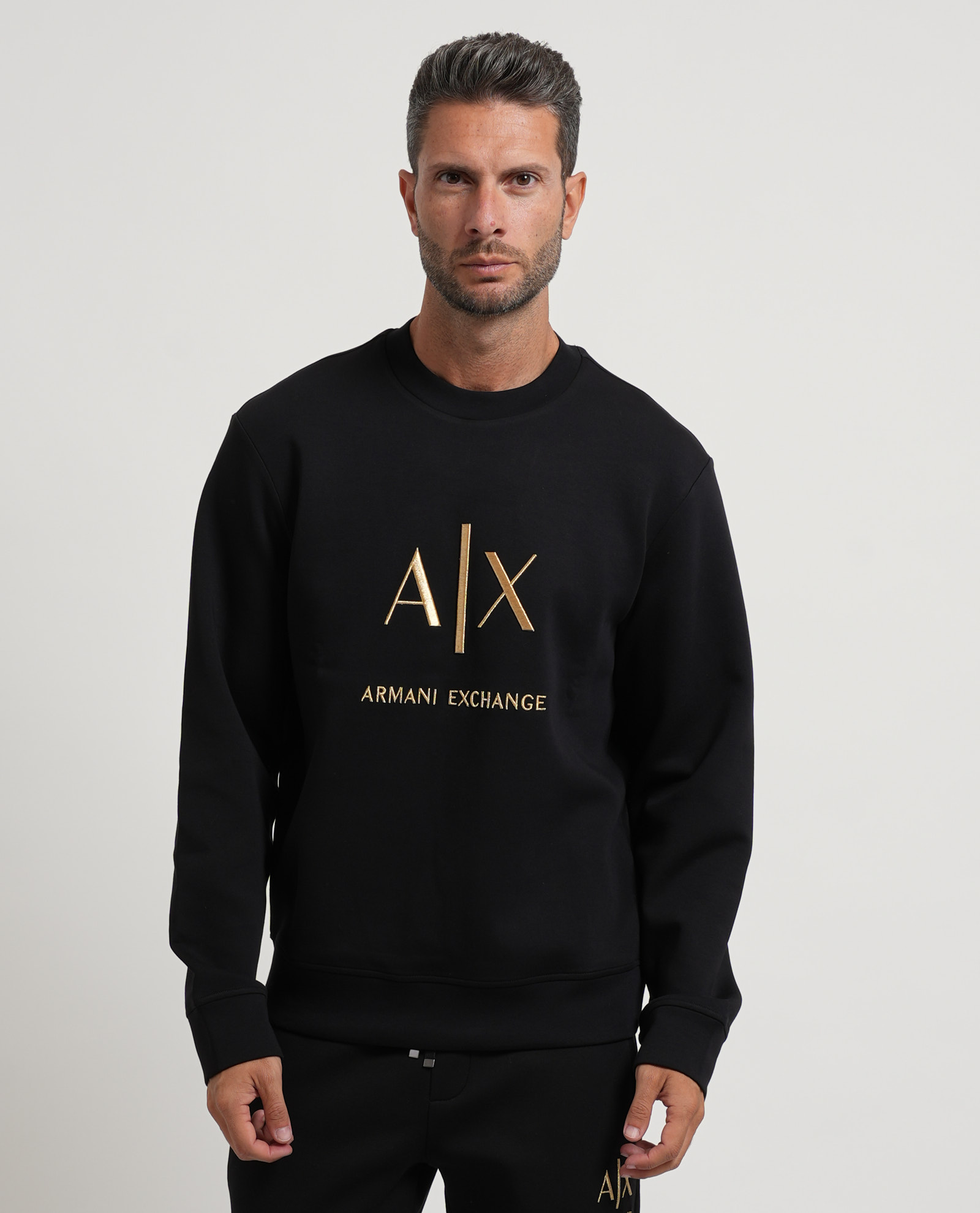 Armani Exchange Overhemden zwart