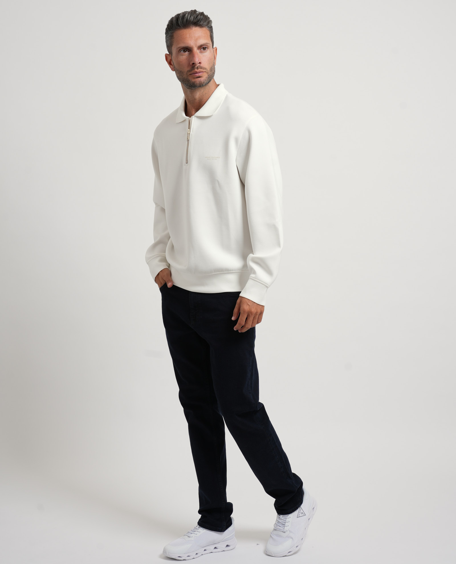 Armani Exchange Overhemden wit