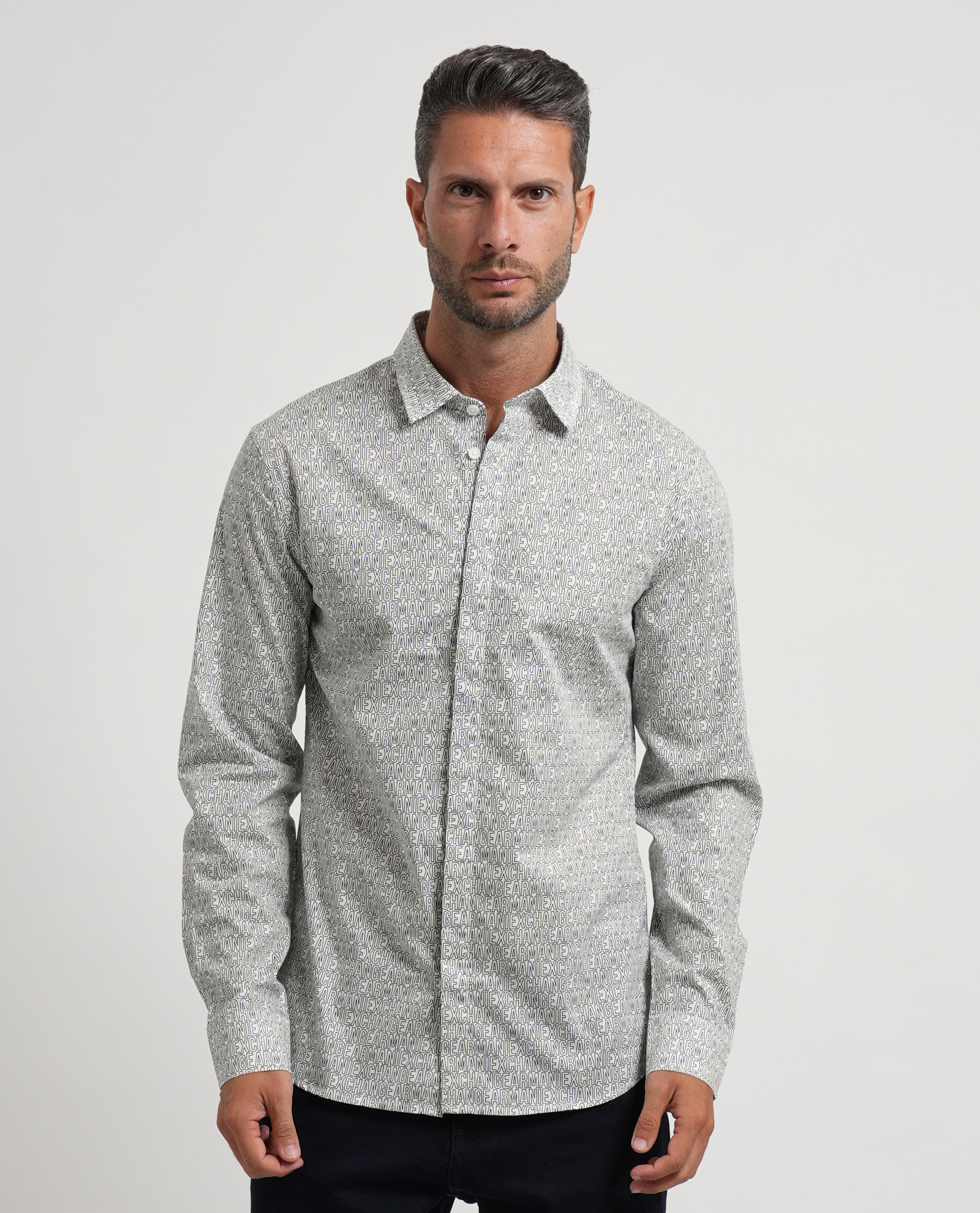 Armani Exchange Camisas Grey