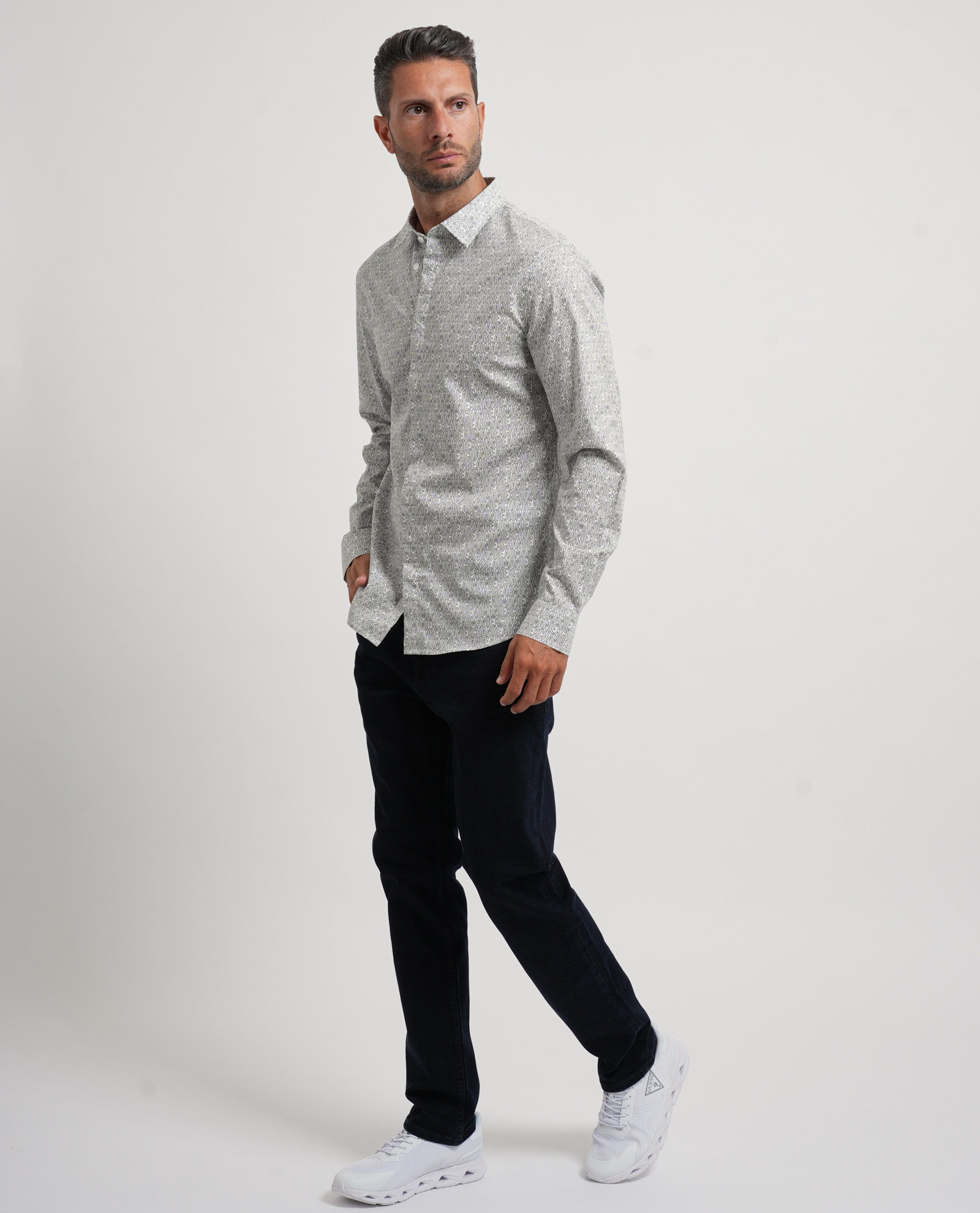 Armani Exchange Camisas Grey