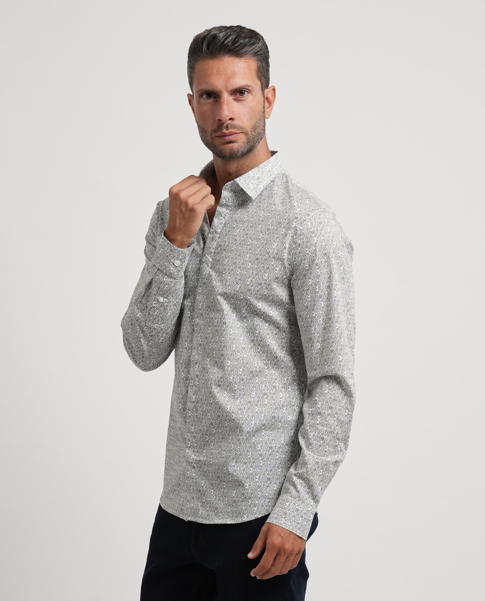Armani Exchange Camisas Grey