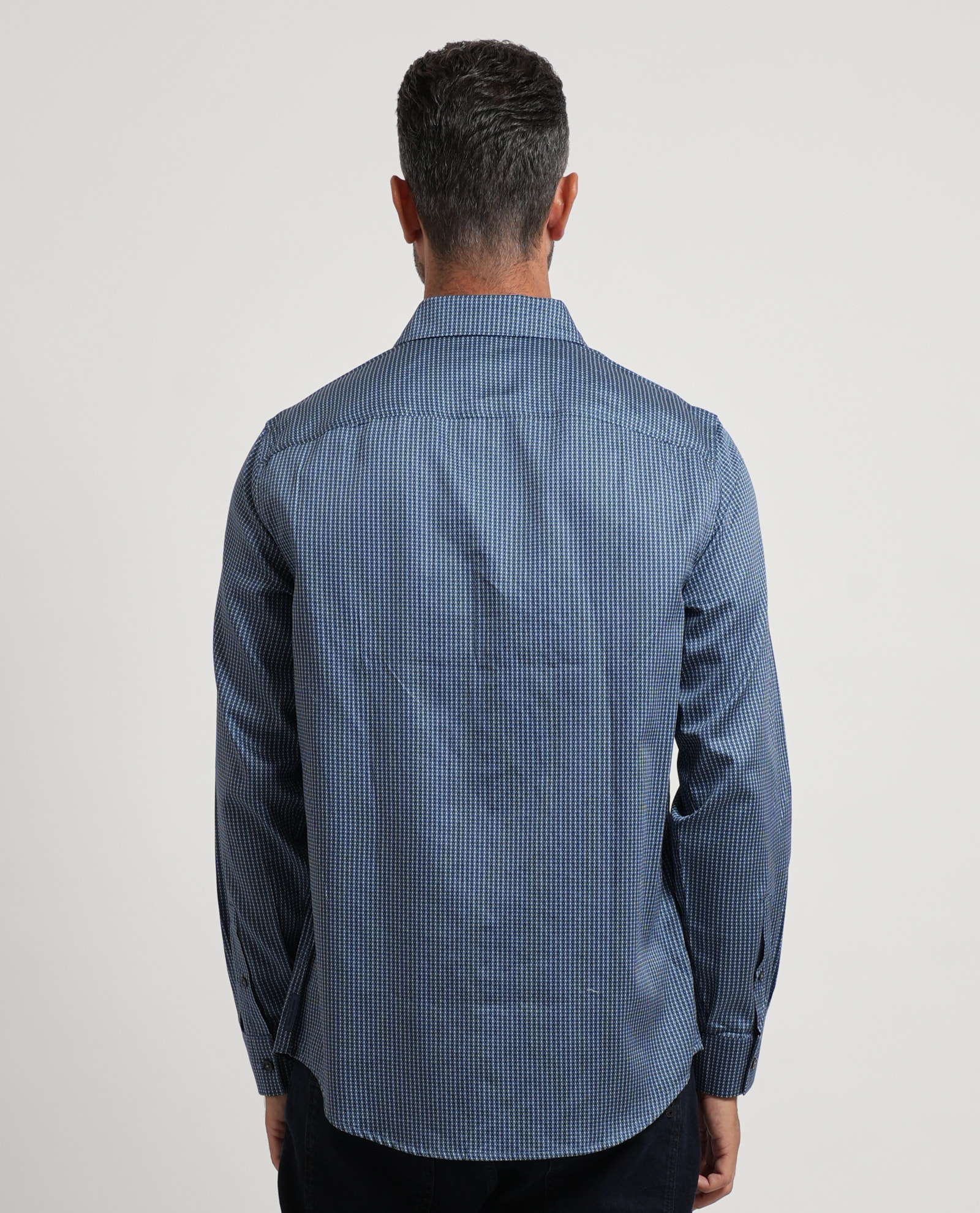 Armani Exchange Camisas Azules