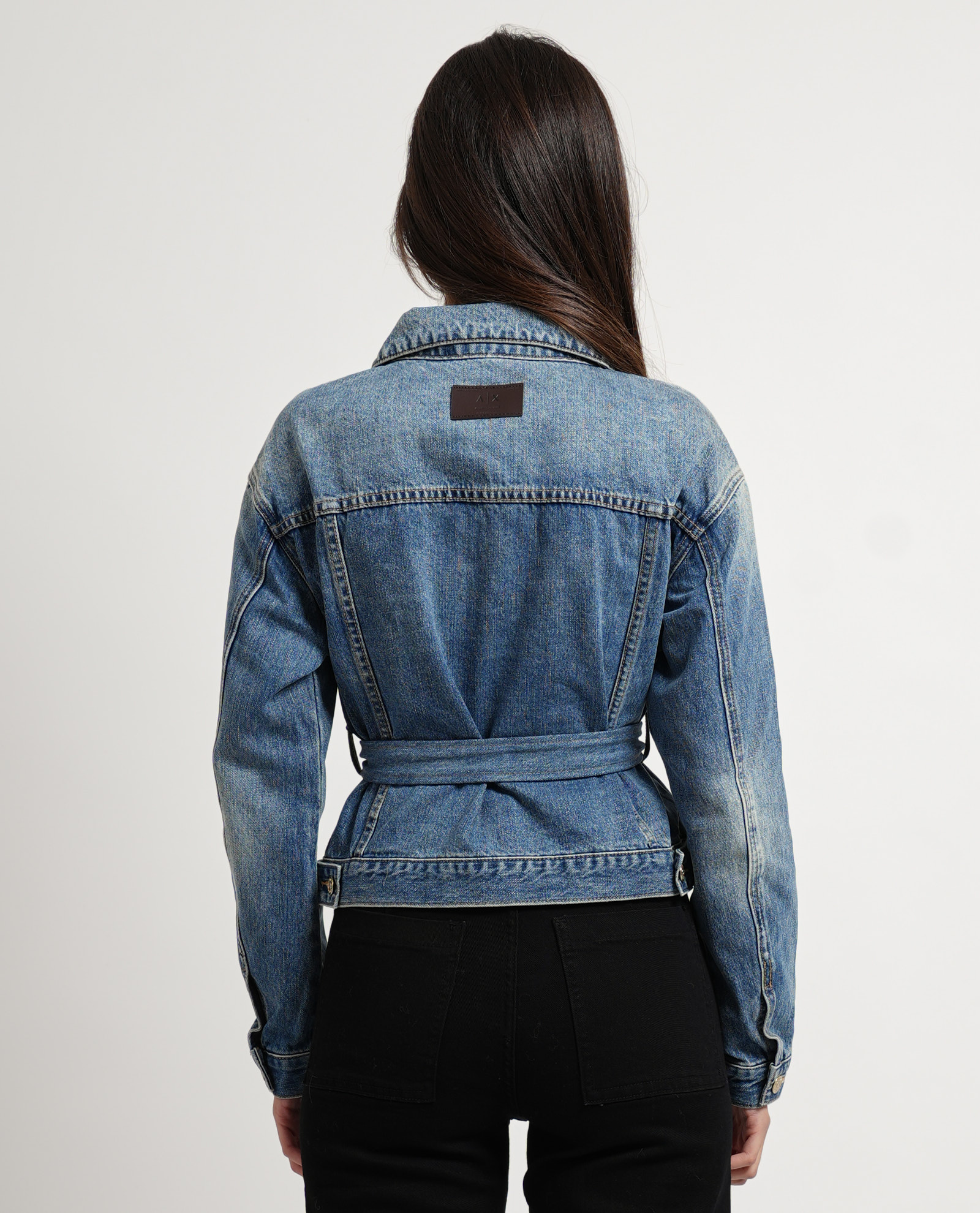 Armani Exchange Blaue Jacken