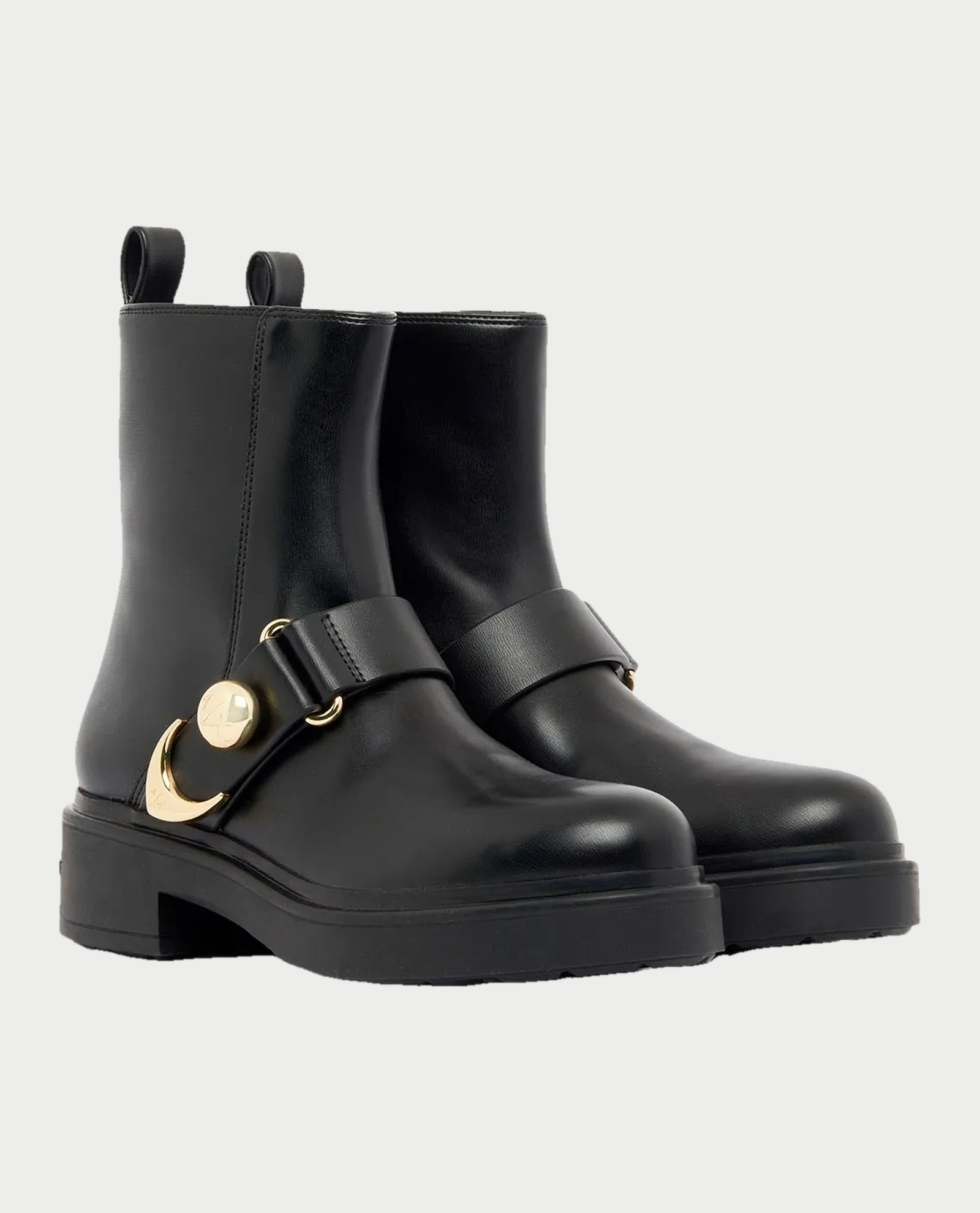 Armani Exchange Stiefel schwarz