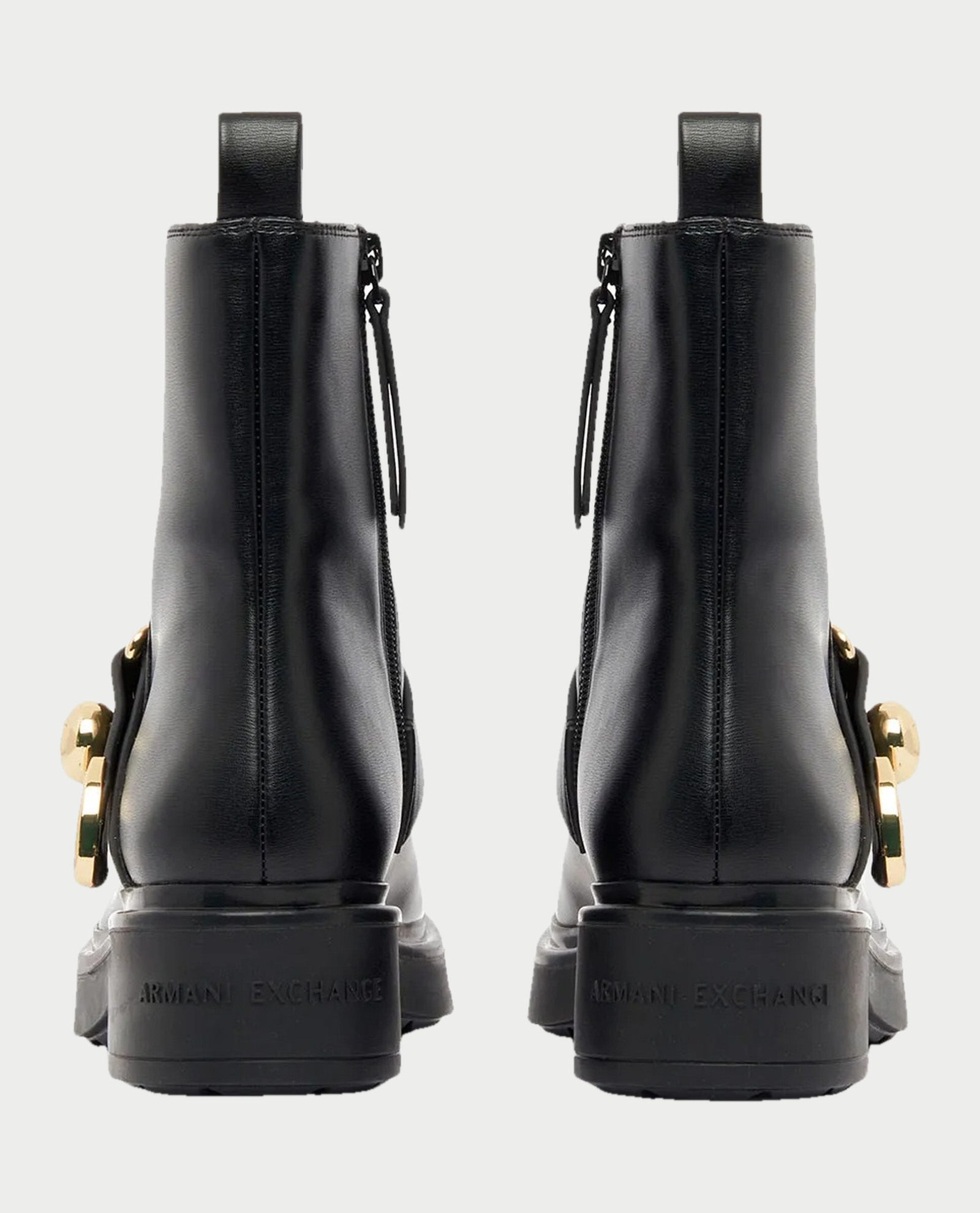 Armani Exchange Stiefel schwarz