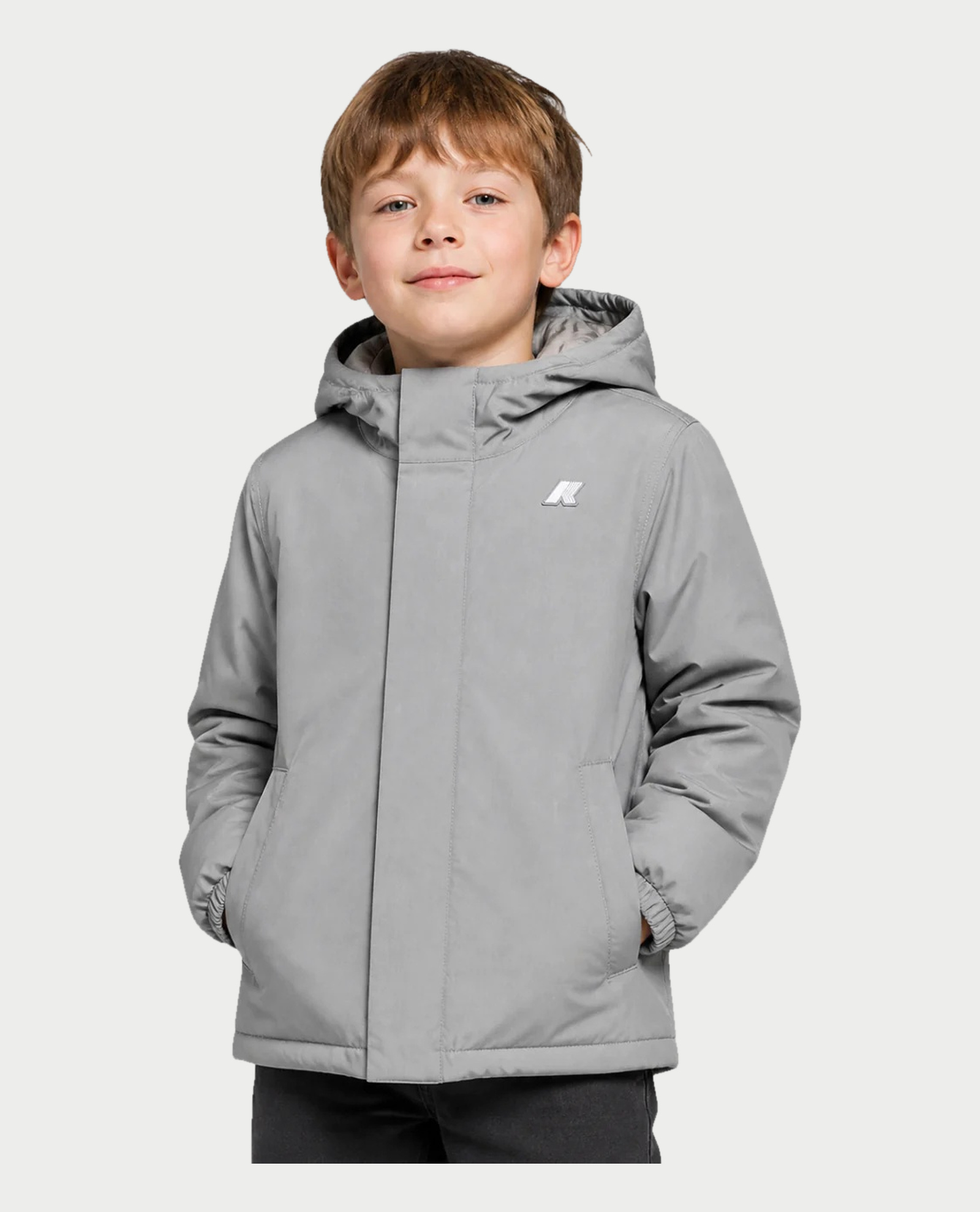 K-way Chaquetas grises