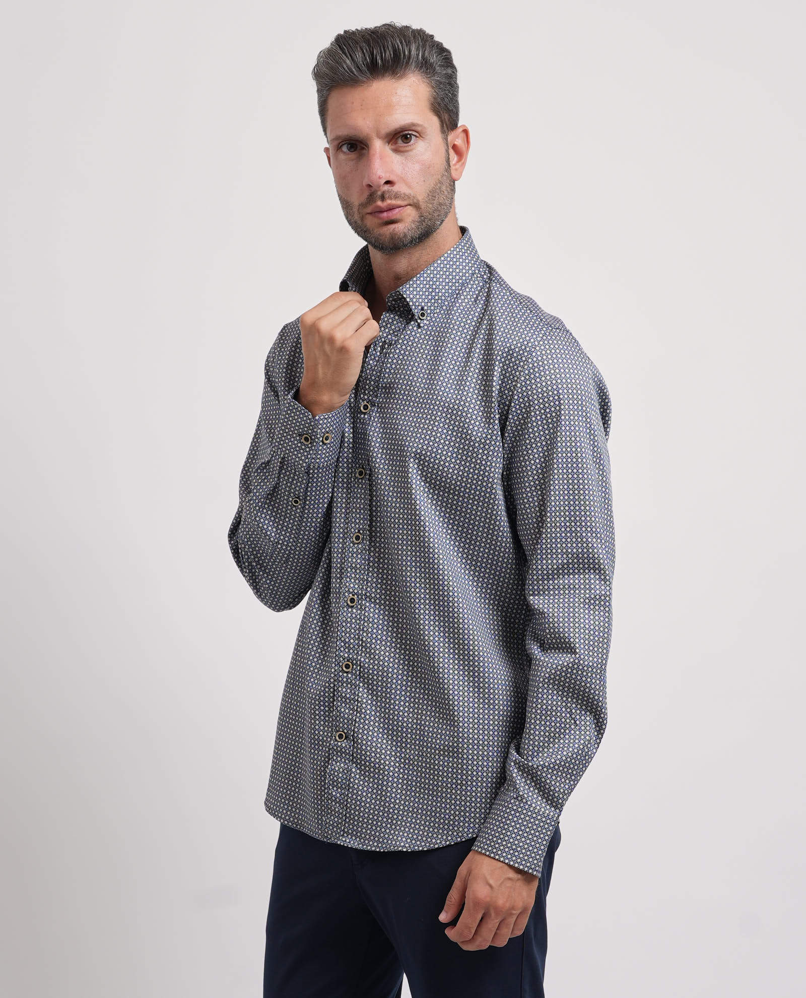 Bugatti Shirts Grau