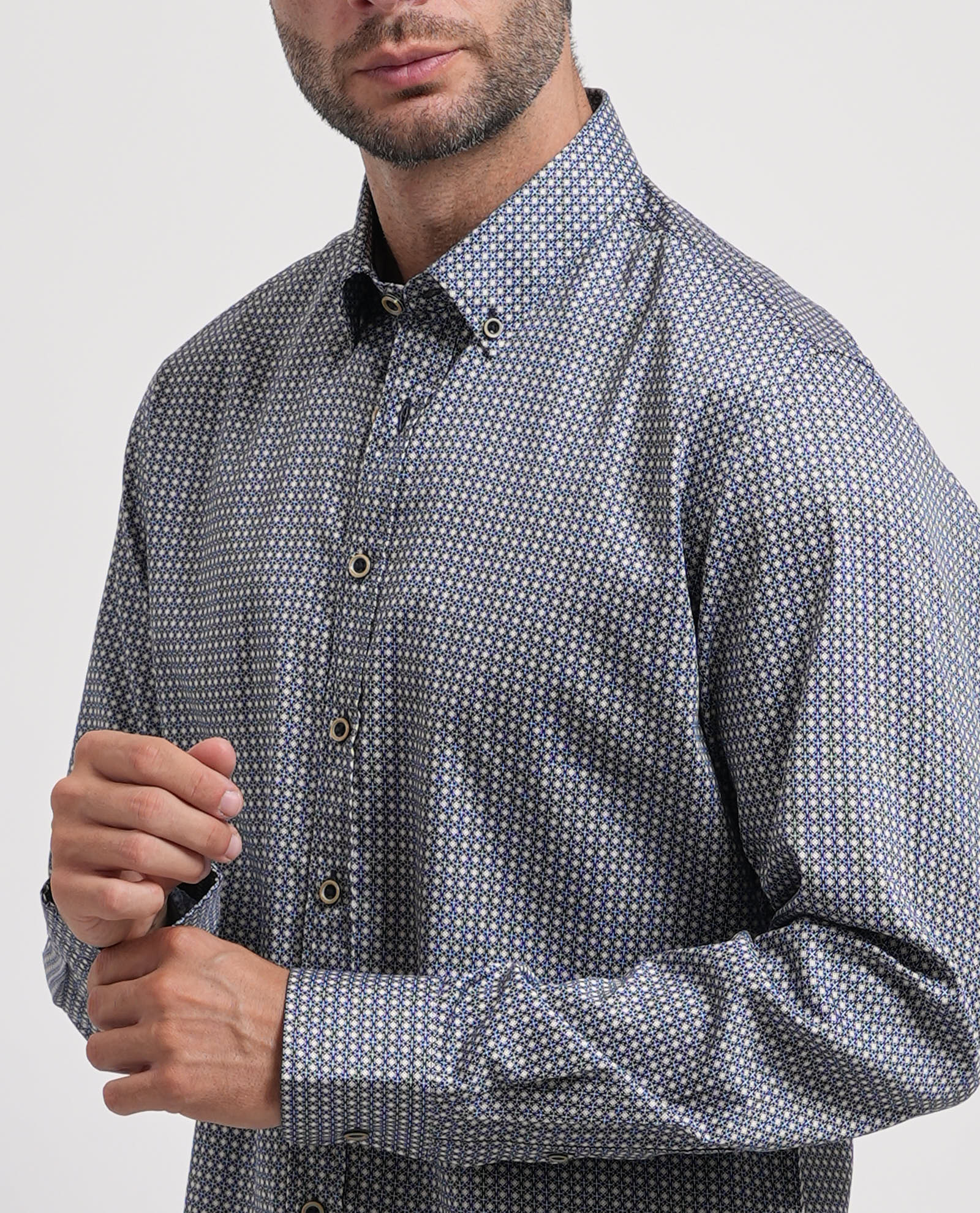 Bugatti Shirts Grau
