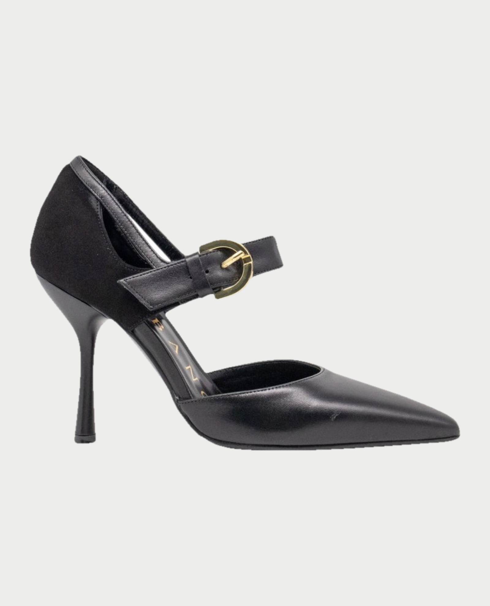 Albano Chaussures avec talon noir