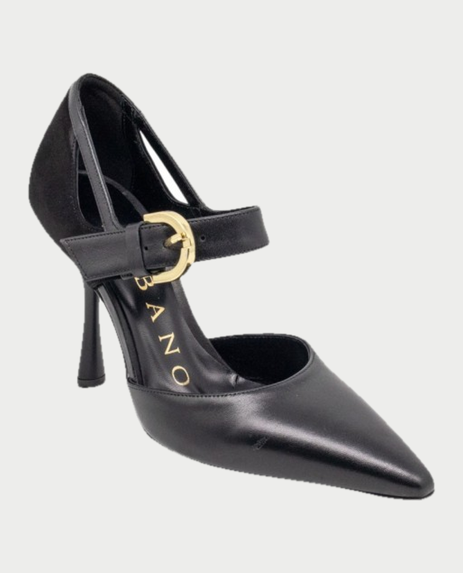Albano Chaussures avec talon noir