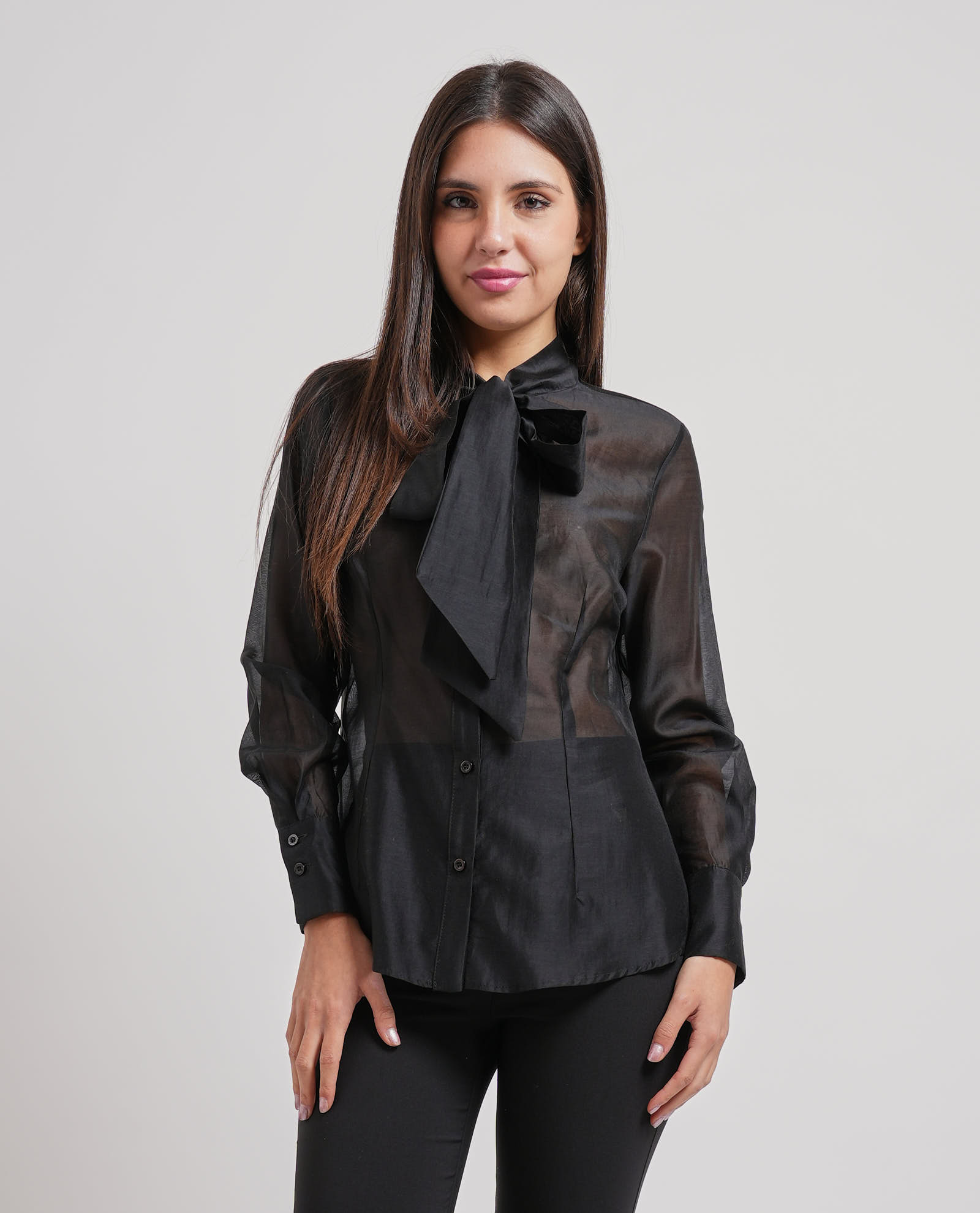 MADEMOISELLE DU MONDE Camicie Nero