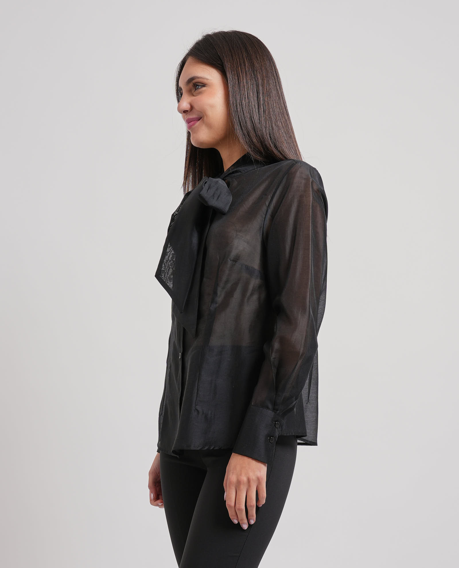 MADEMOISELLE DU MONDE Camicie Nero