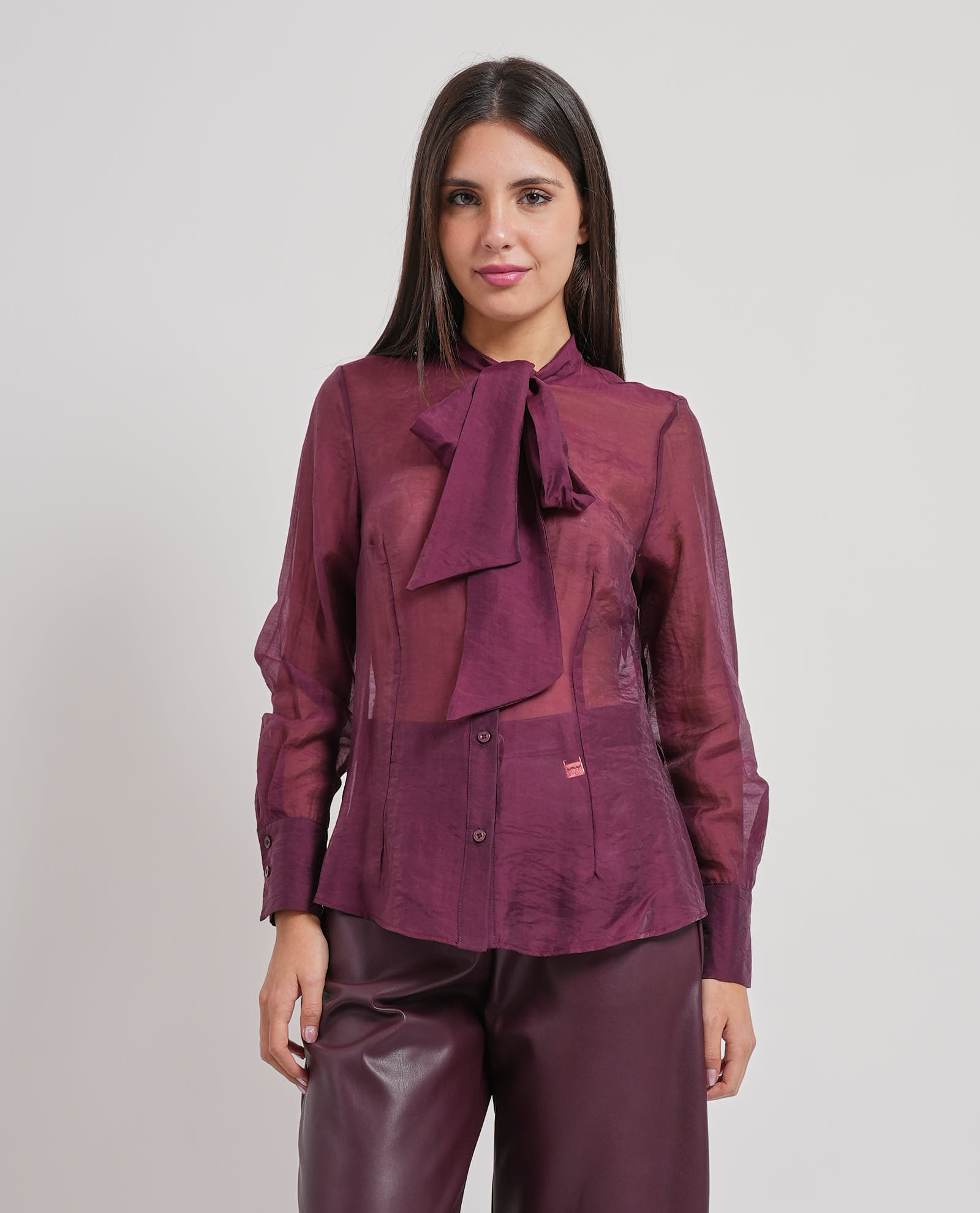 MADEMOISELLE DU MONDE Camicie Rosso
