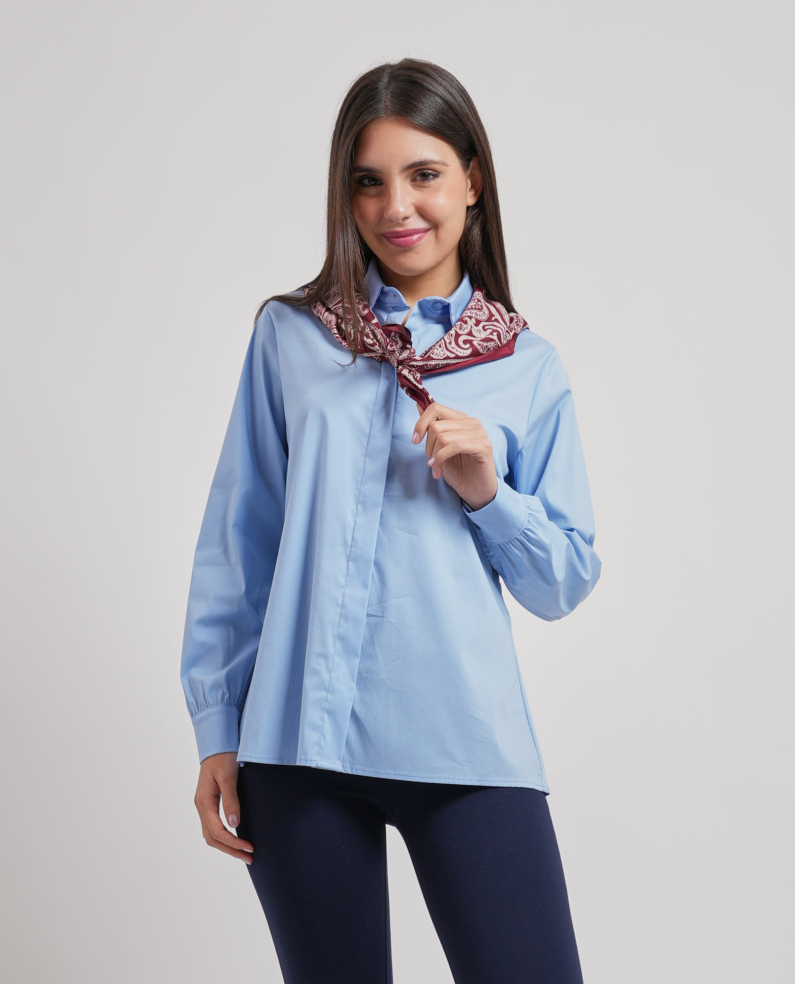 MADEMOISELLE DU MONDE Camicie Azzurro
