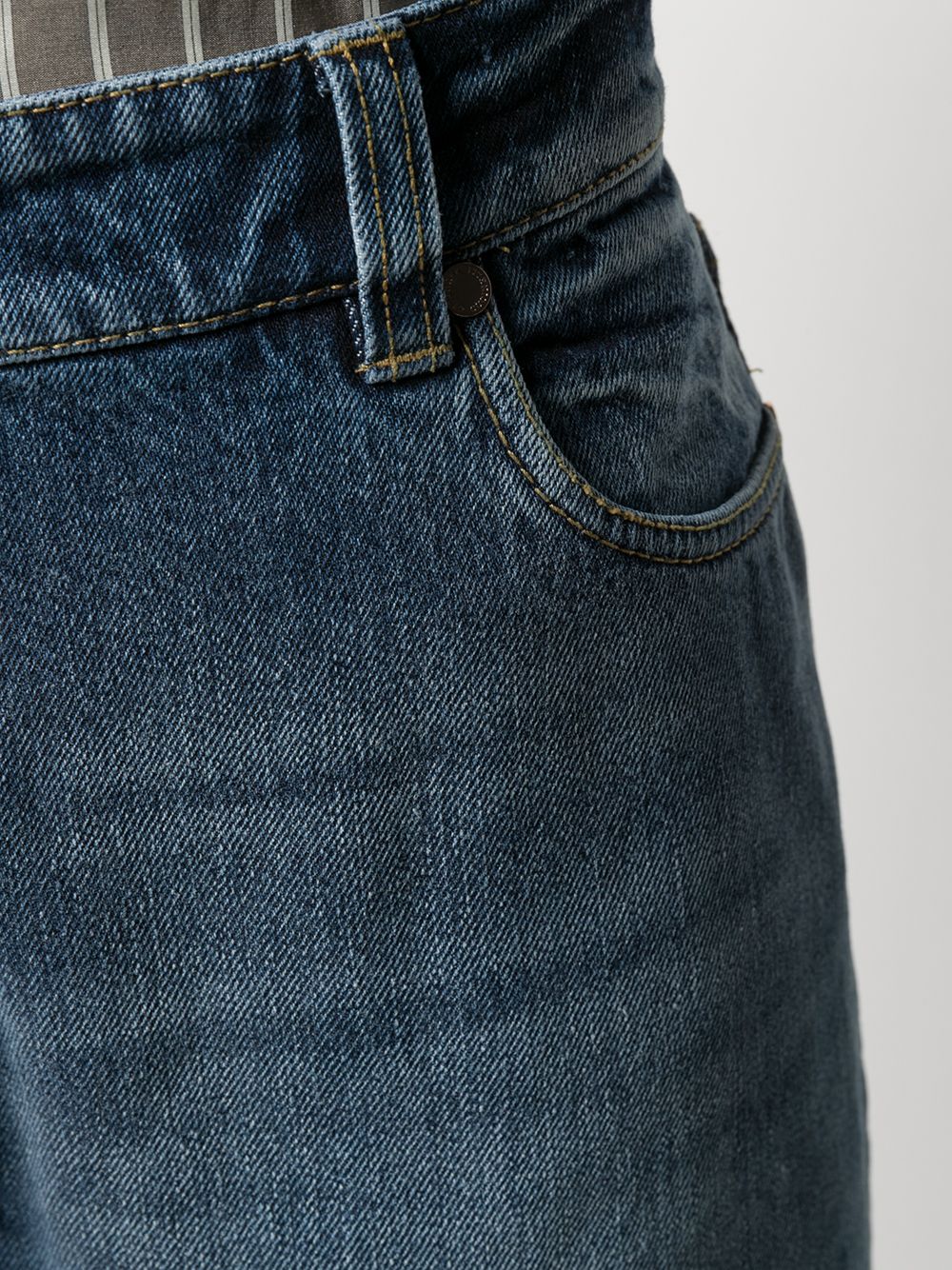 BRUNELLO CUCINELLI Brunello Cucinelli Jeans Blue Outer: Cotton - Women　ブルネロ クチネリ ジーンズ ブルー アウター: コットン - レディース