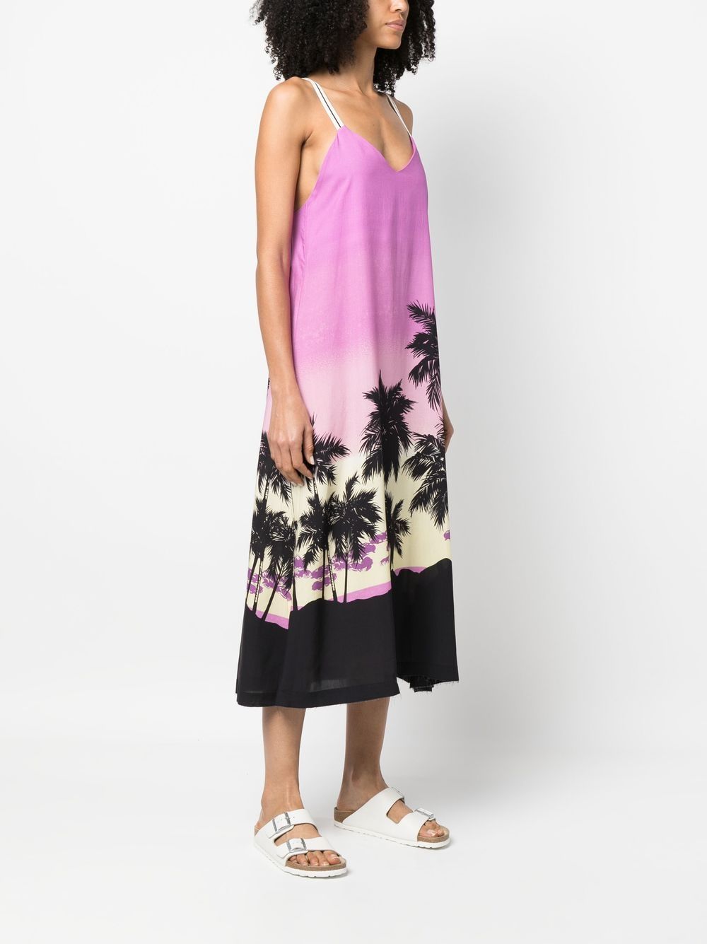 Palm Angels Dresses Purple Trims: Viscose Polyester – Women