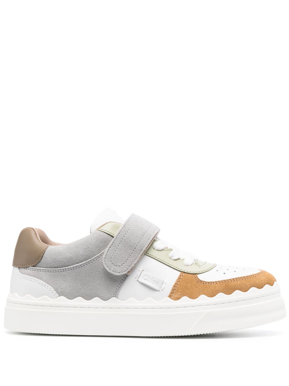Chloè Sneakers Grey Outer: Calf Leather – Women